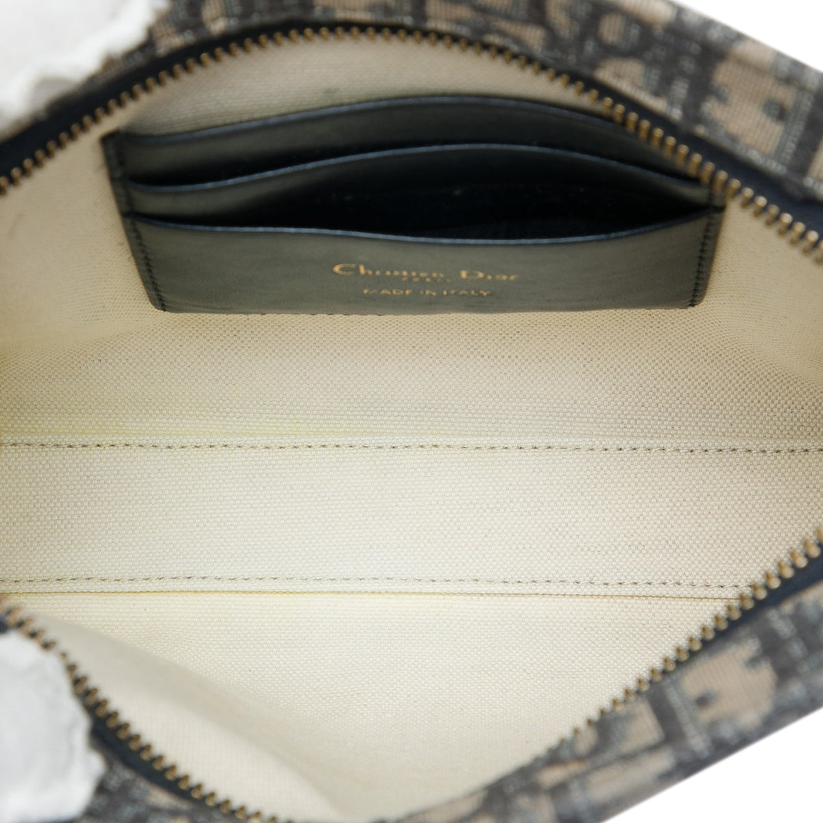 Dior Oblique Canvas Clutch