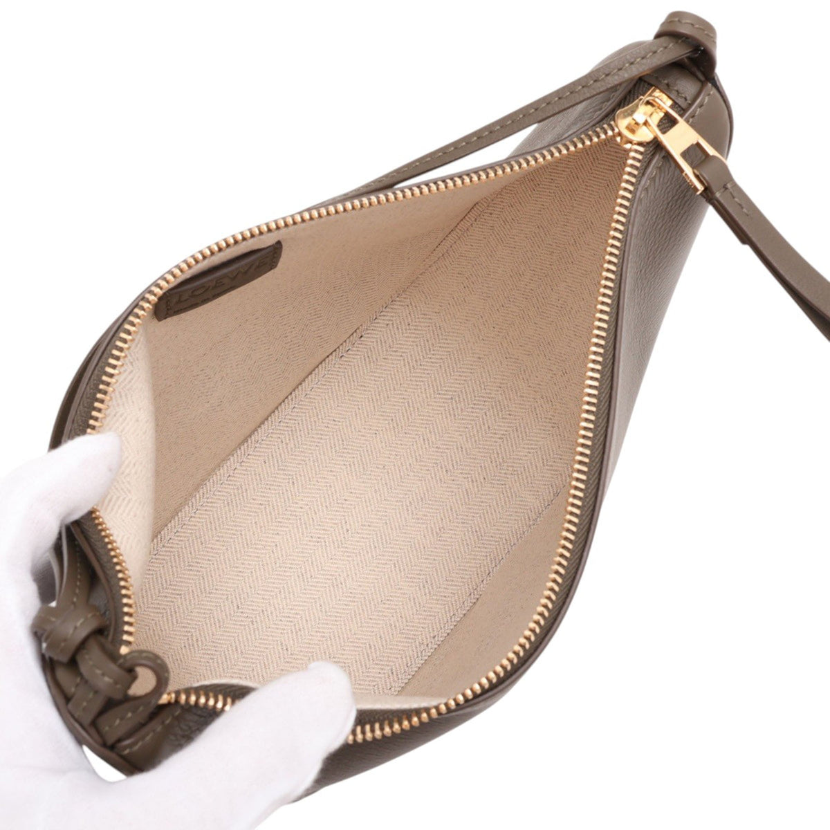 LOEWE Mini Leather Hammock Hobo