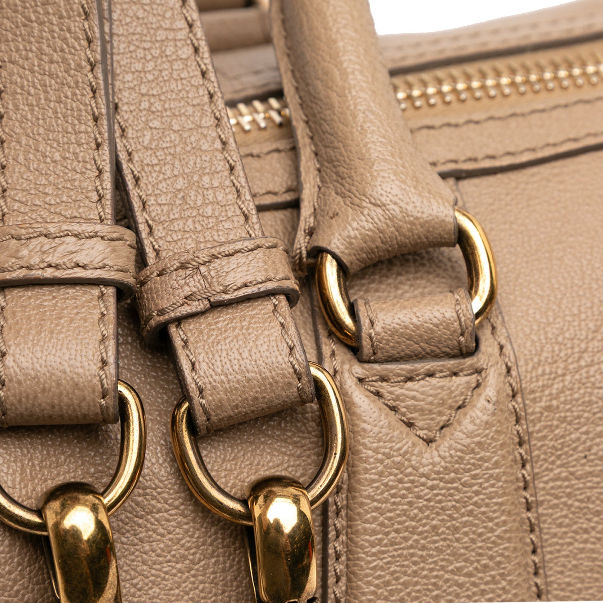 Burberry Medium Leather Kirley Satchel