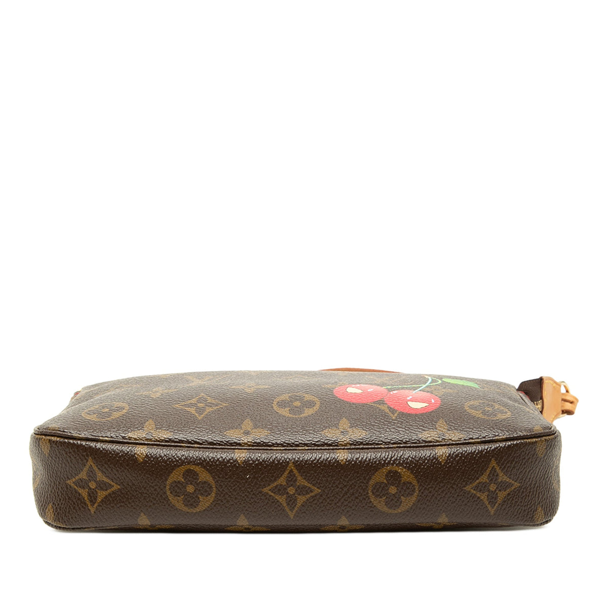 Louis Vuitton Takashi Murakami Monogram Cherry Pochette Accessoires — Brown