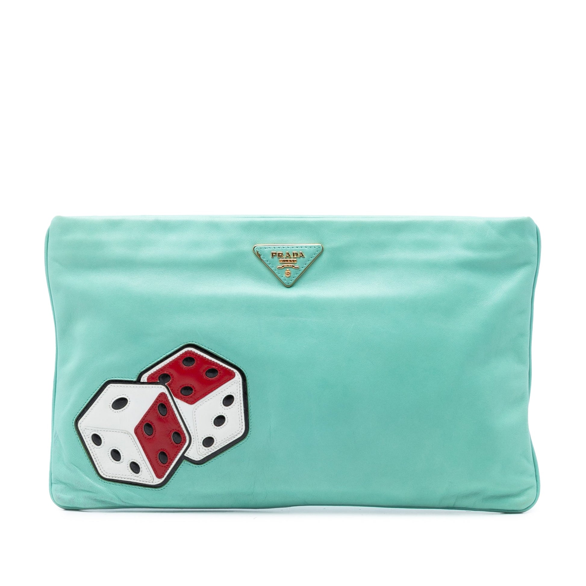 Prada Nappa Dice Clutch