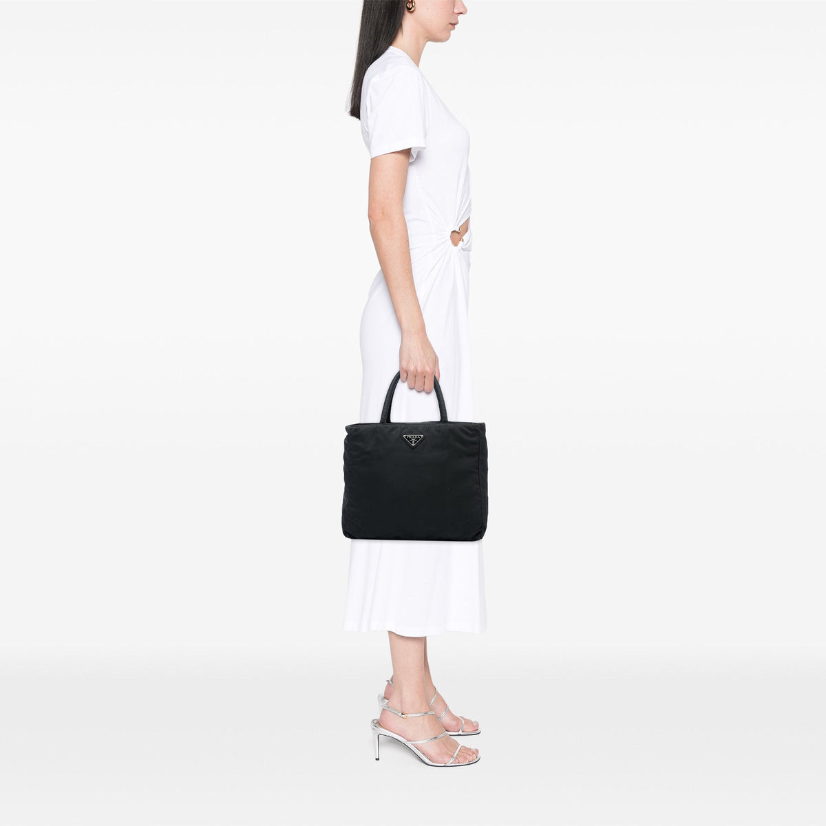 Prada Tessuto Tote — Black
