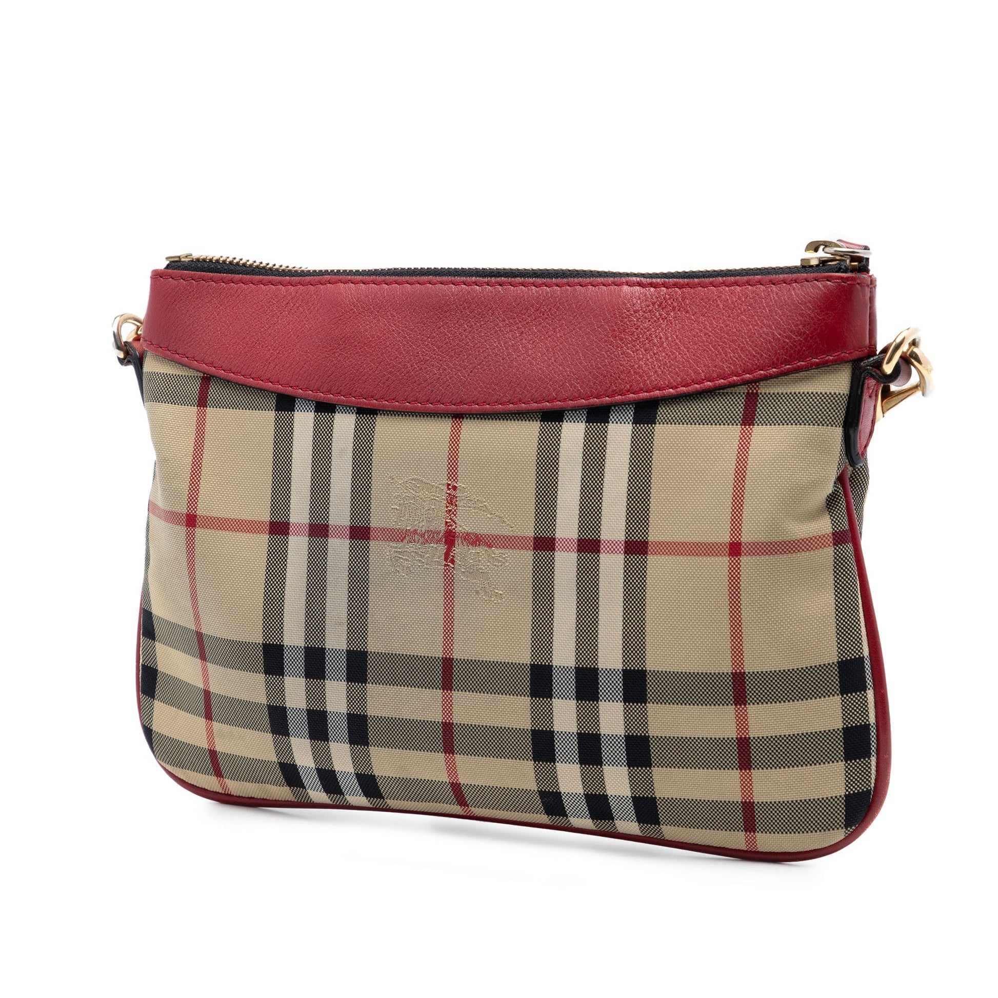 Burberry Haymarket Check Nylon Peyton Crossbody