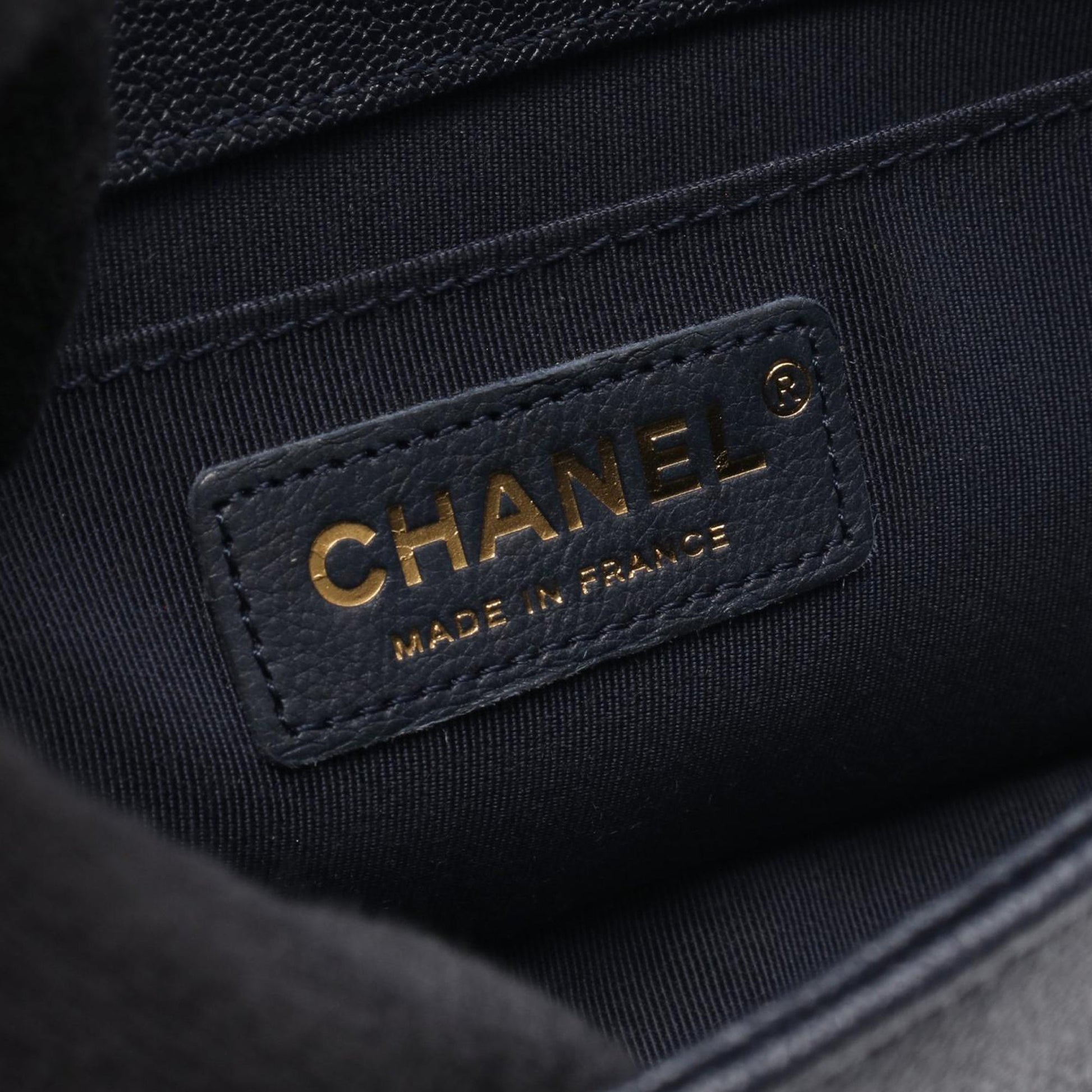 Chanel Small Quilted Caviar Boy Flap