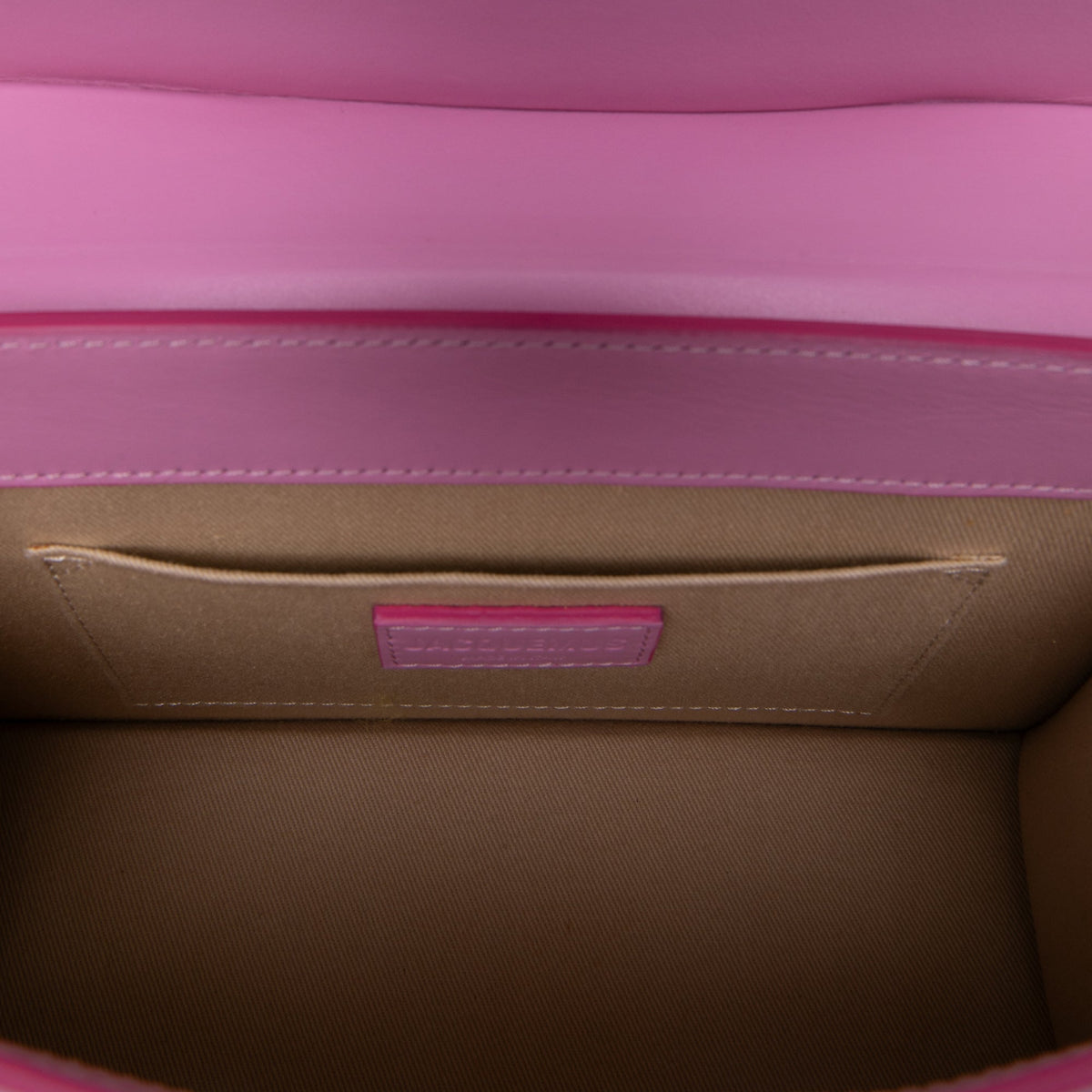 Jacquemus Smooth Calfskin Le Grand Chiquito — Pink