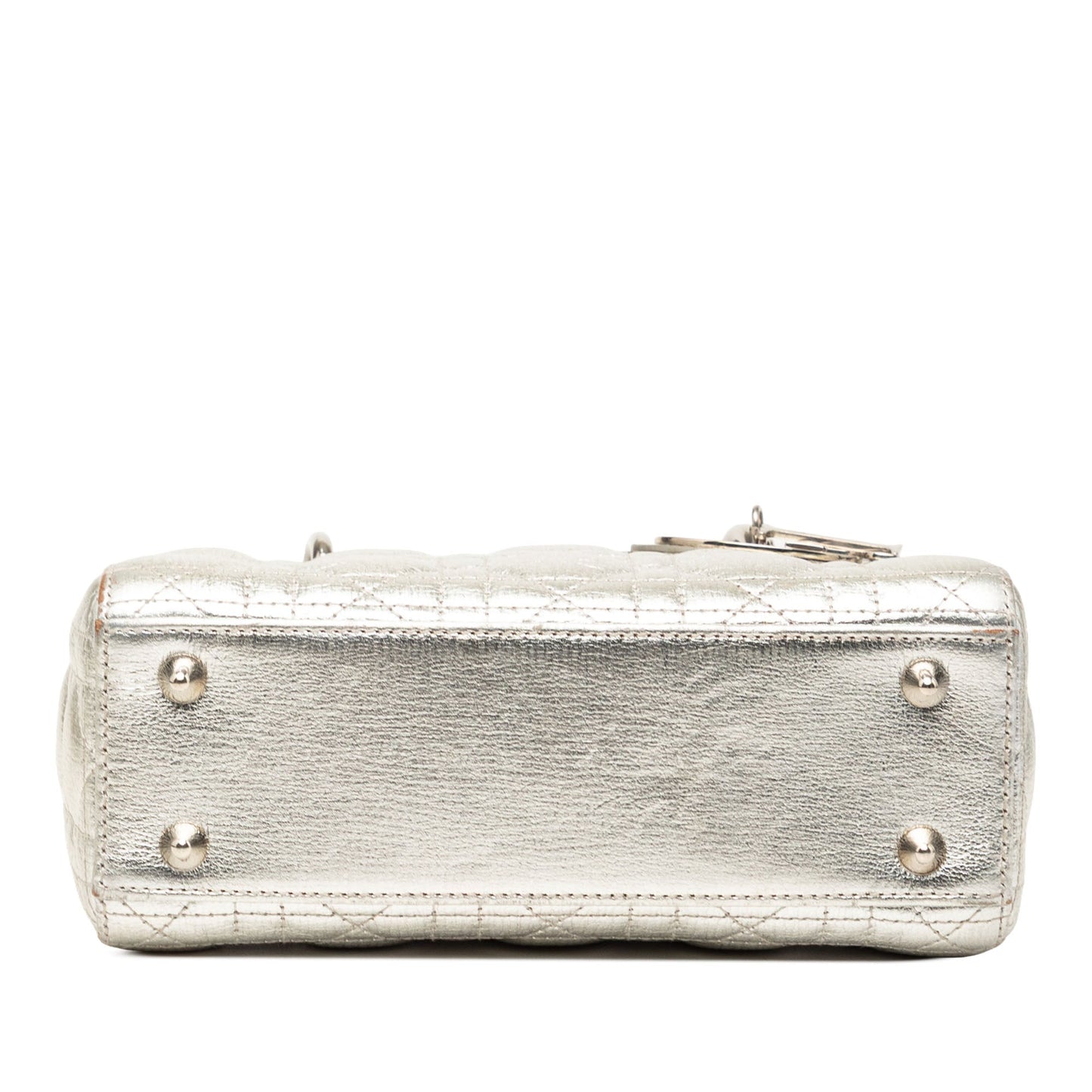 Dior Small Metallic Grained Calfskin Cannage My ABCDior Lady Dior