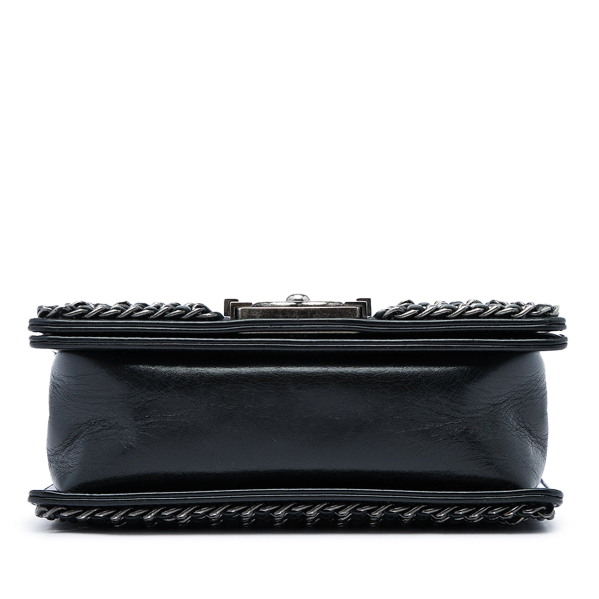 Chanel Small Quilted Glazed Calfskin Chained Boy Flap