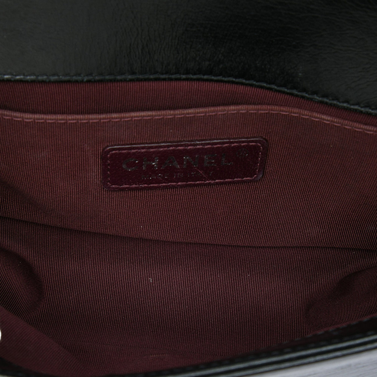 Chanel Small Quilted Glazed Calfskin Chained Boy Flap