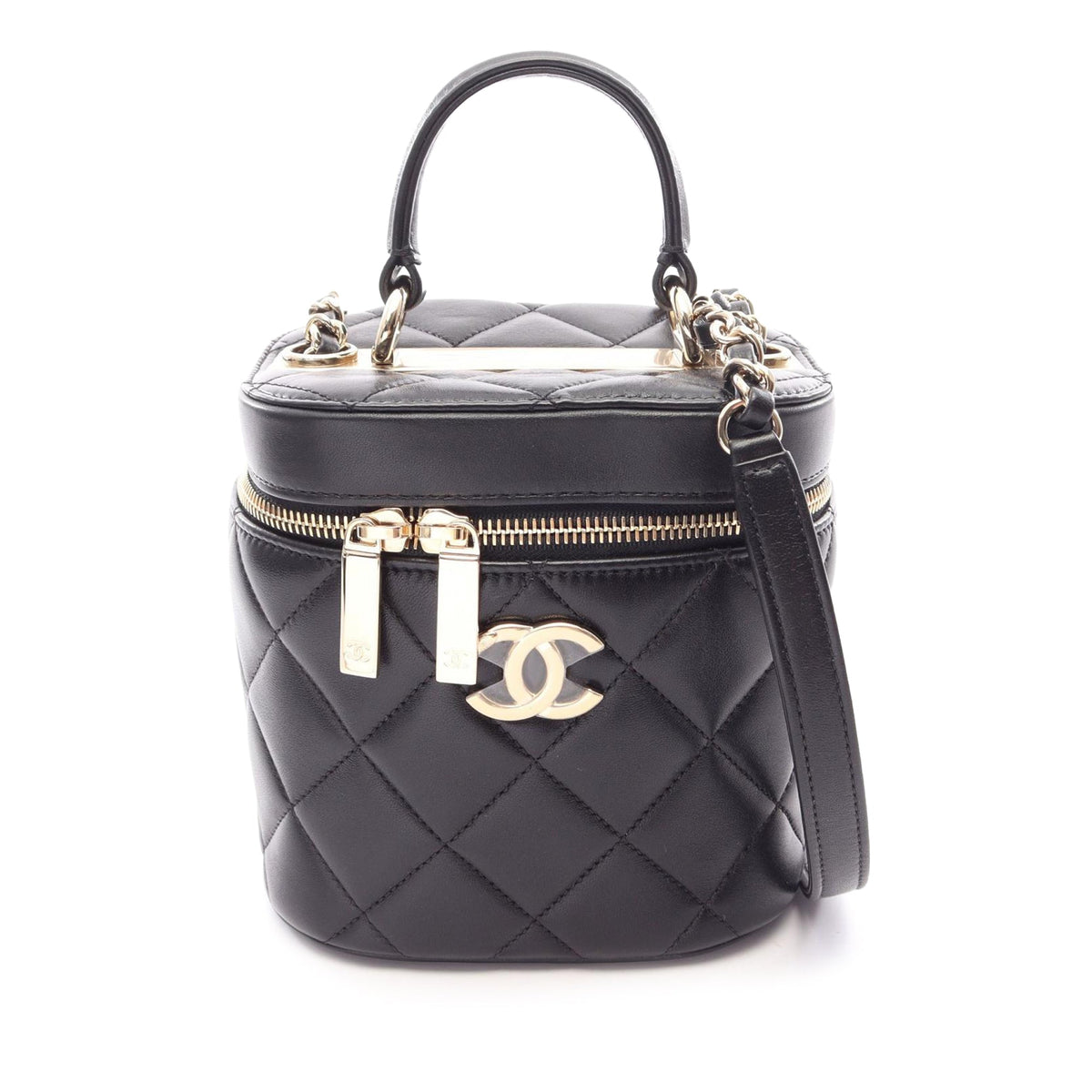 Chanel Quilted Lambskin Trendy CC Vanity Case
