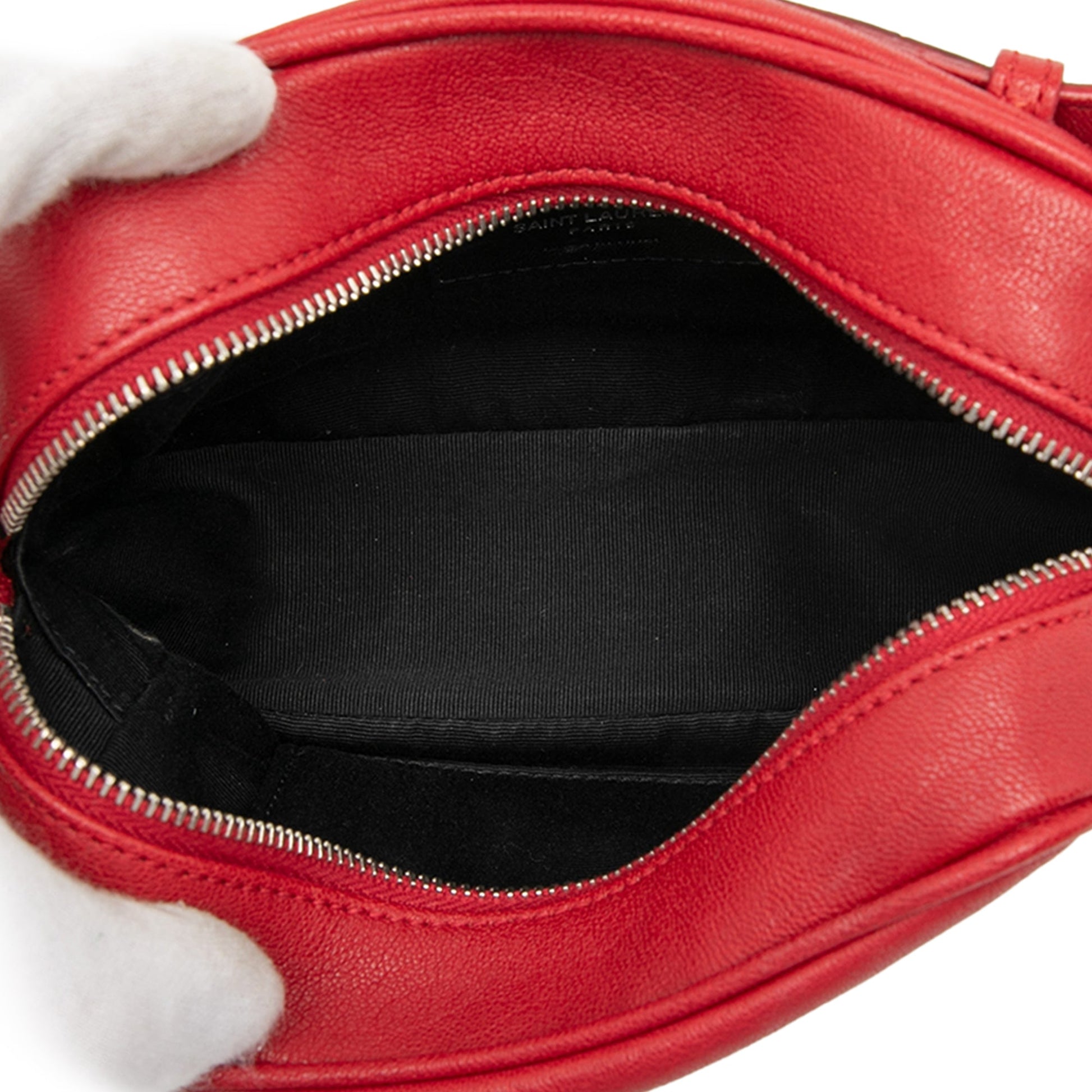 Saint Laurent Leather Monogram Lou Belt Bag