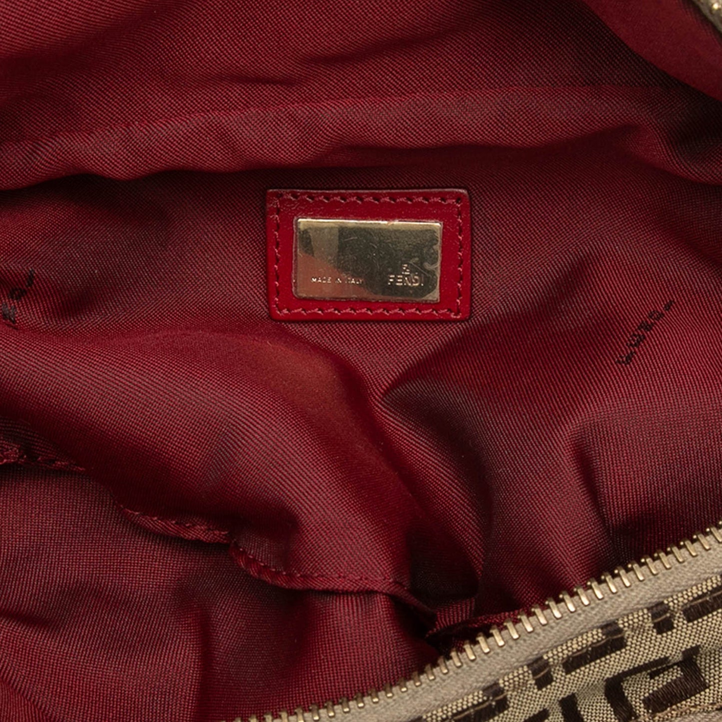 Fendi Zucchino Canvas Belt Bag