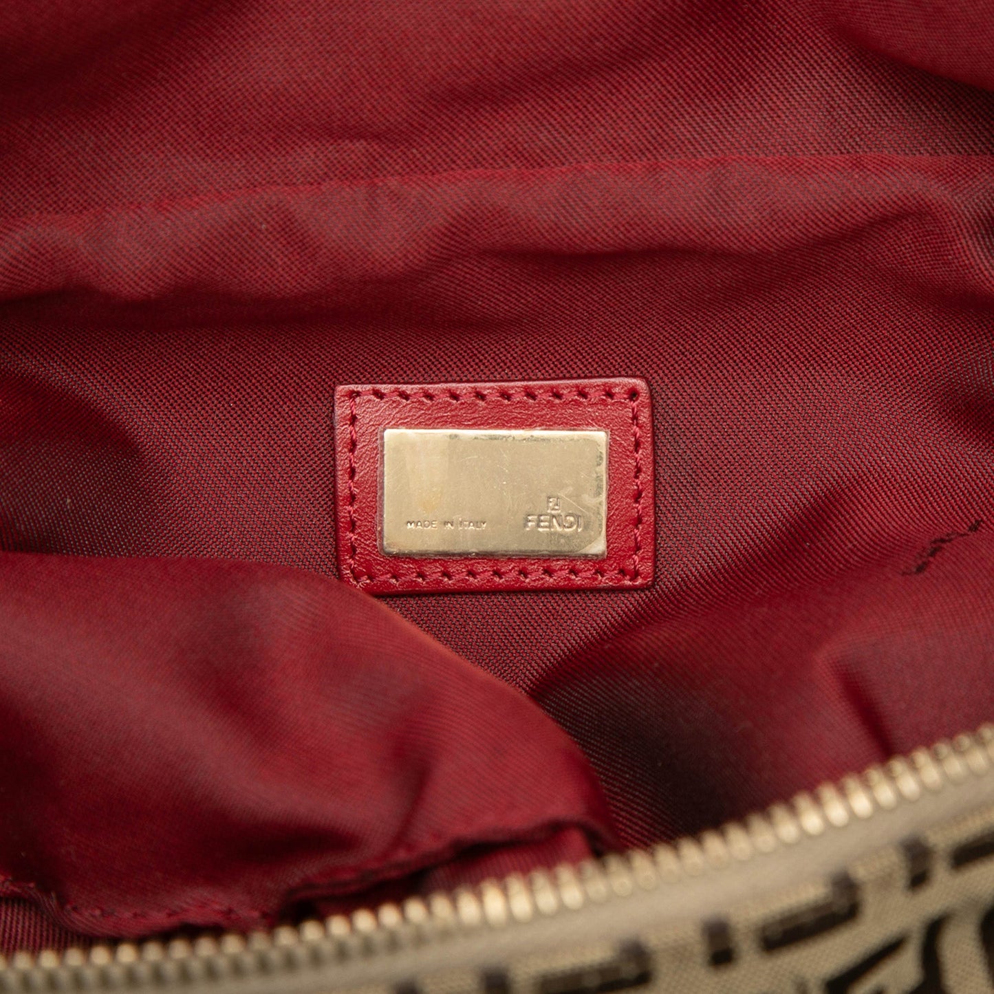 Fendi Zucchino Canvas Belt Bag