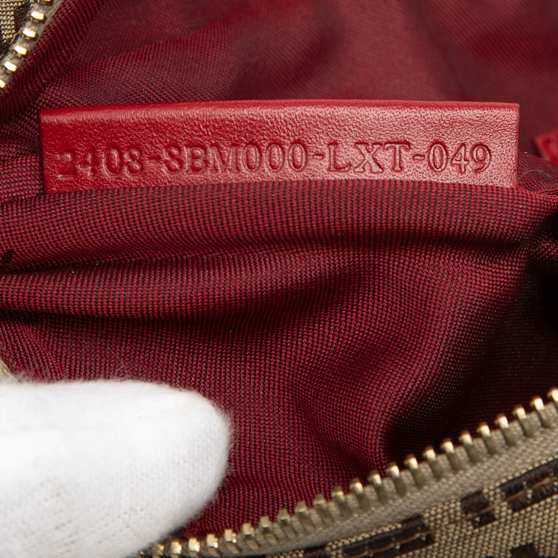 Fendi Zucchino Canvas Belt Bag