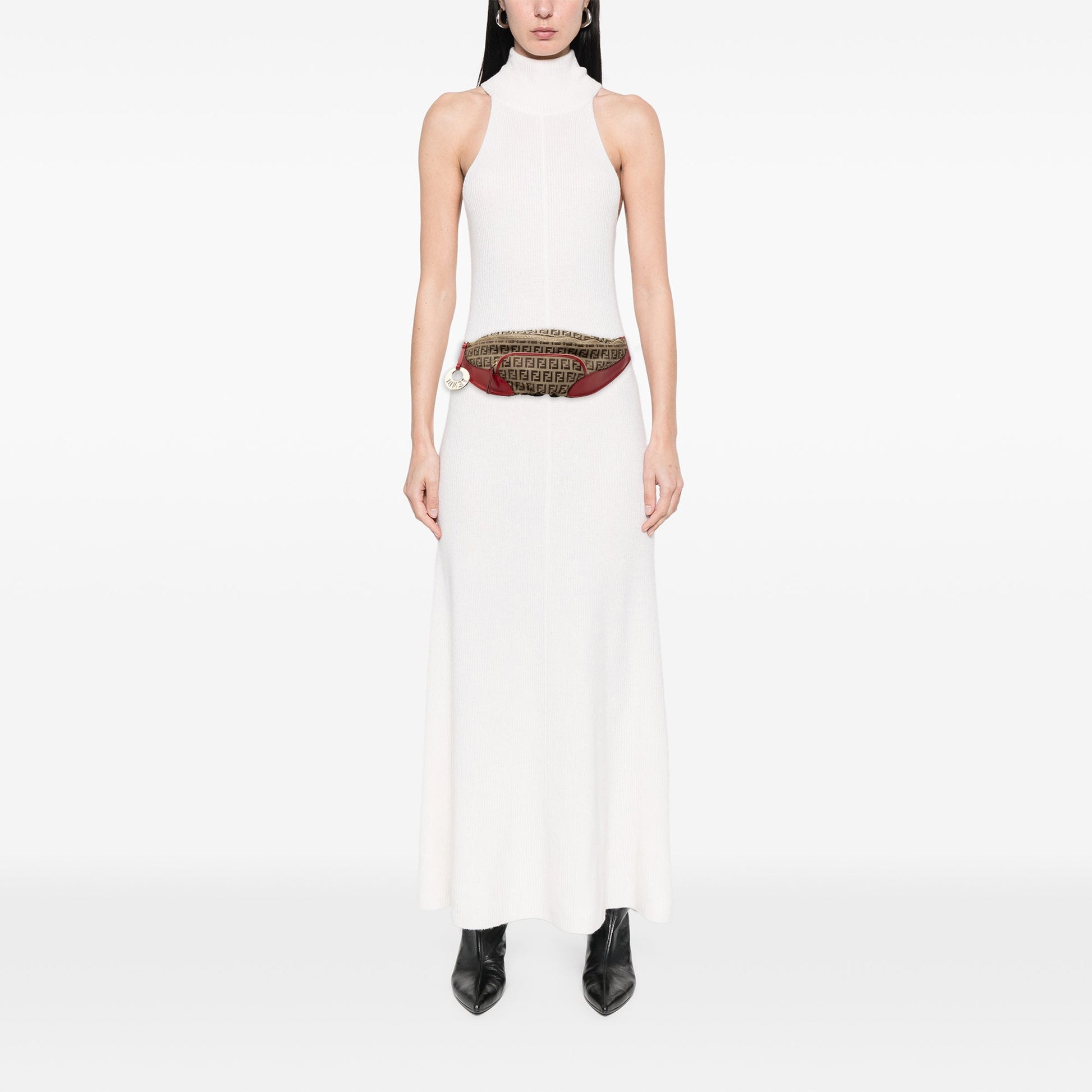 Fendi Zucchino Canvas Belt Bag