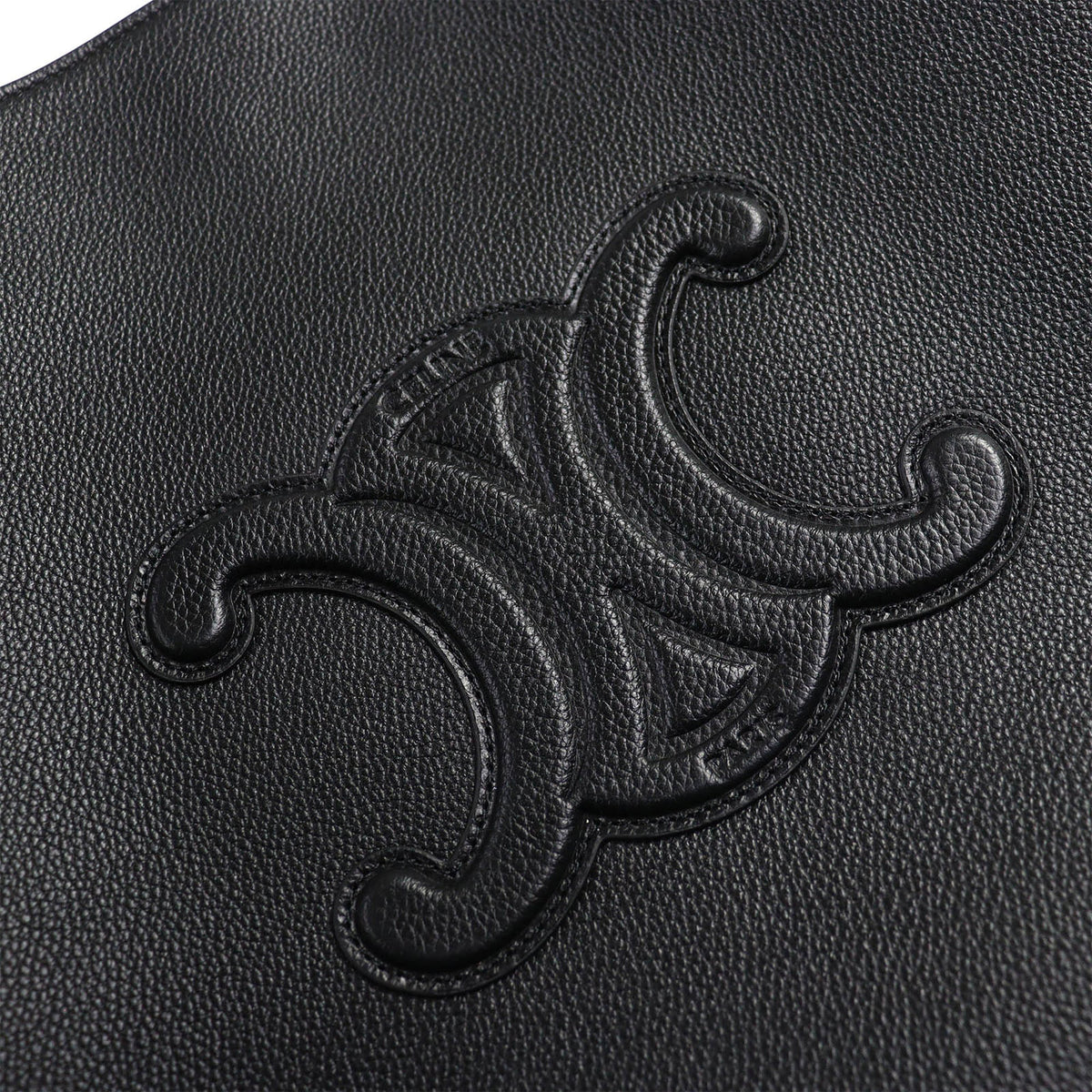 Celine Medium Grained Calfskin Cuir Triomphe Cabas Anais Tote