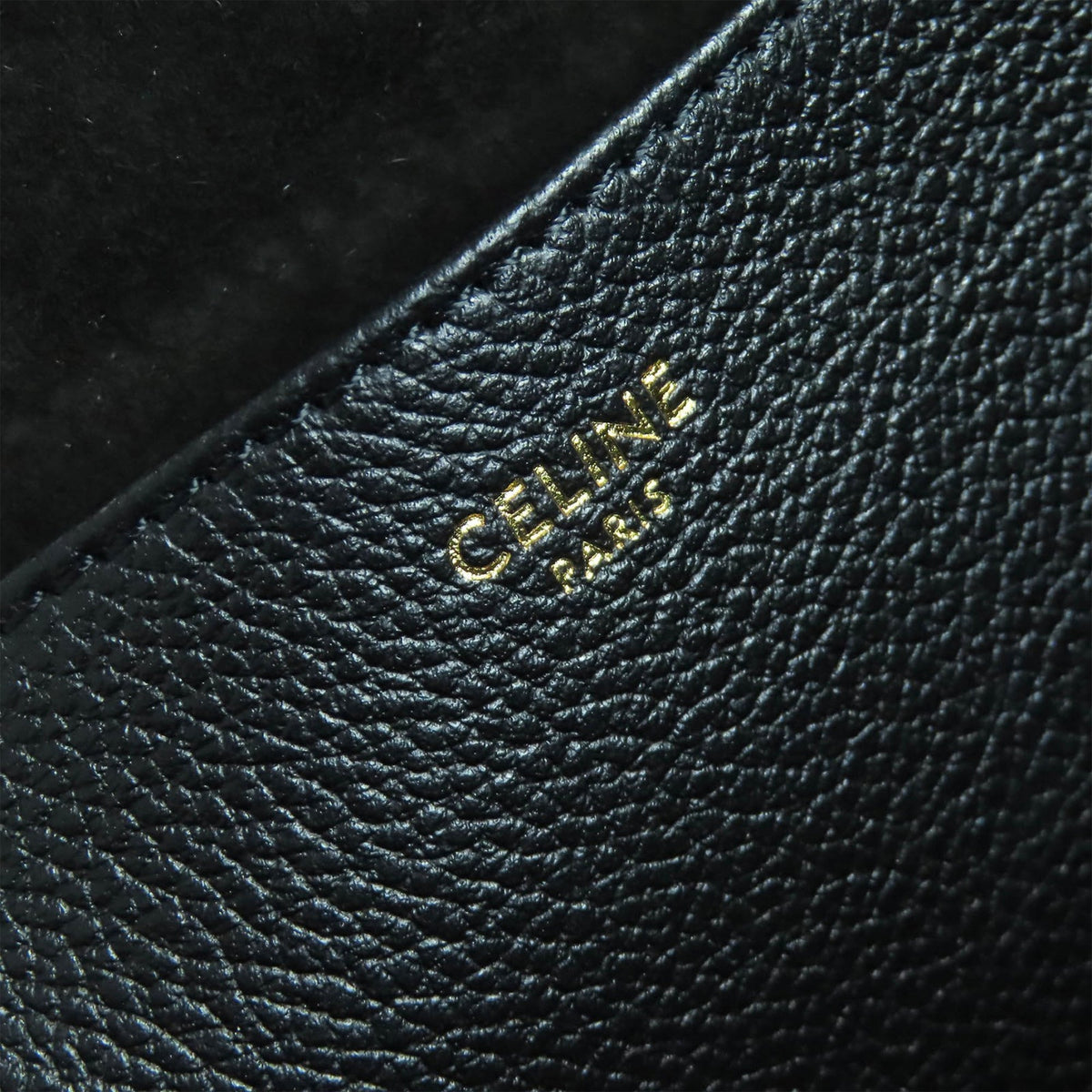 Celine Medium Grained Calfskin Cuir Triomphe Cabas Anais Tote