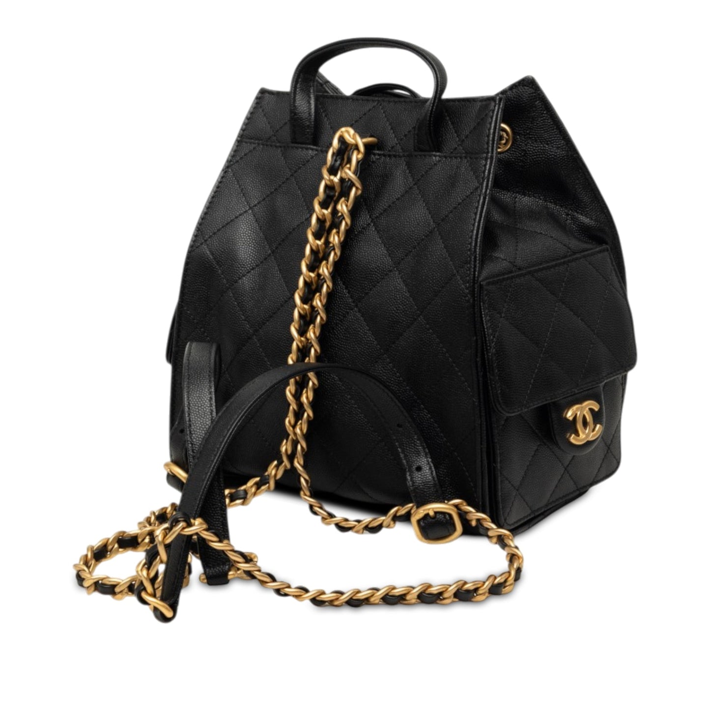Chanel Medium Quilted Caviar Chanel 25 Backpack