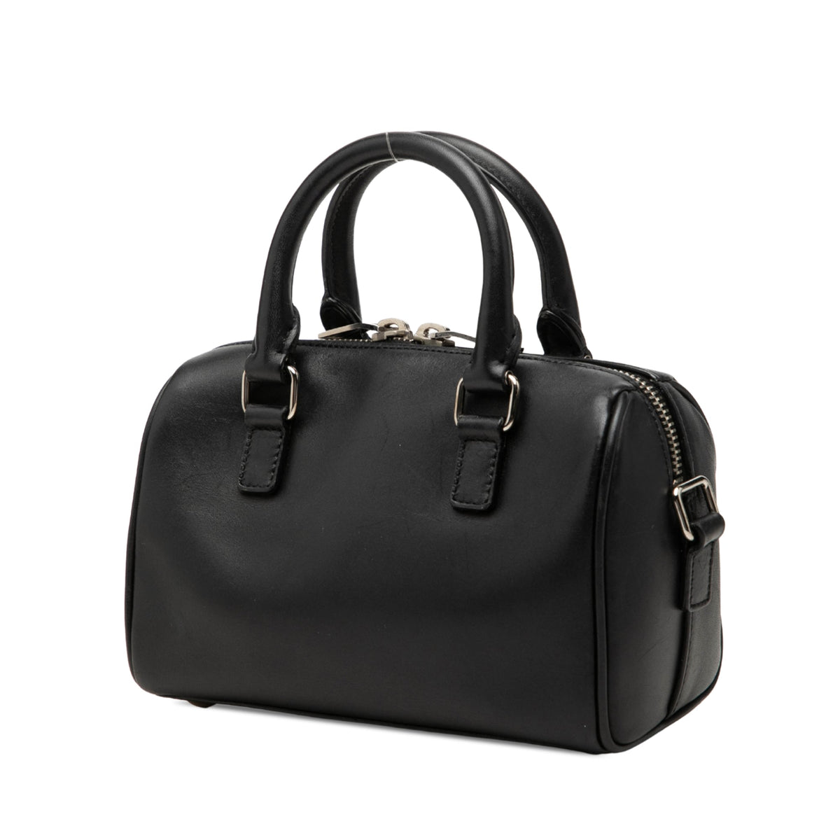 Saint Laurent Toy Leather Leopard Print Classic Duffle Satchel