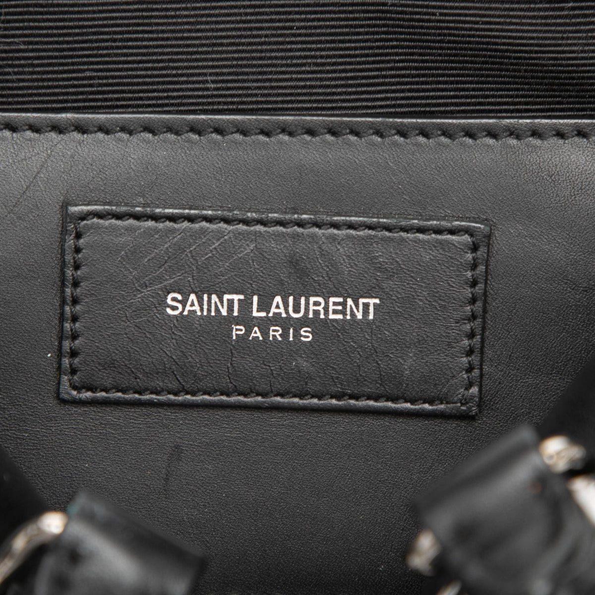 Saint Laurent Toy Leather Leopard Print Classic Duffle Satchel