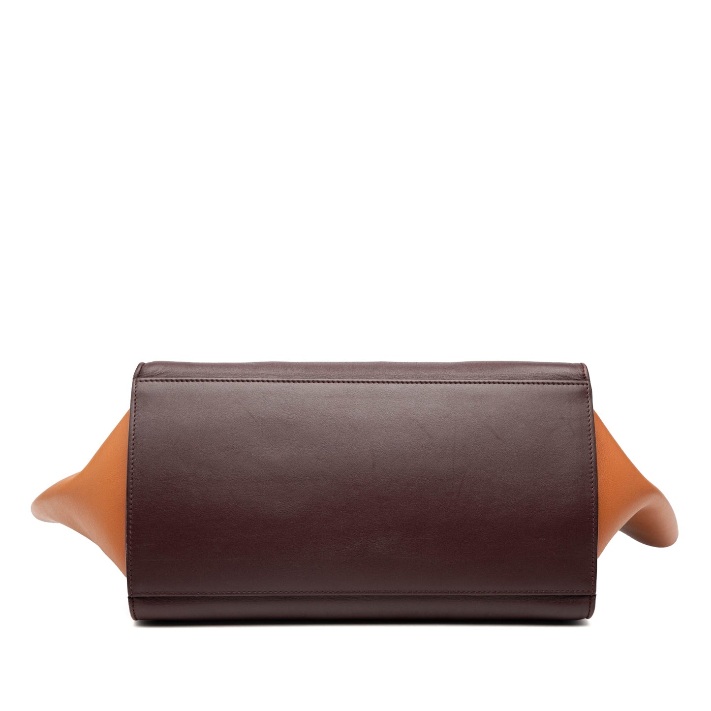 Celine Small Tricolor Leather Trapeze Satchel