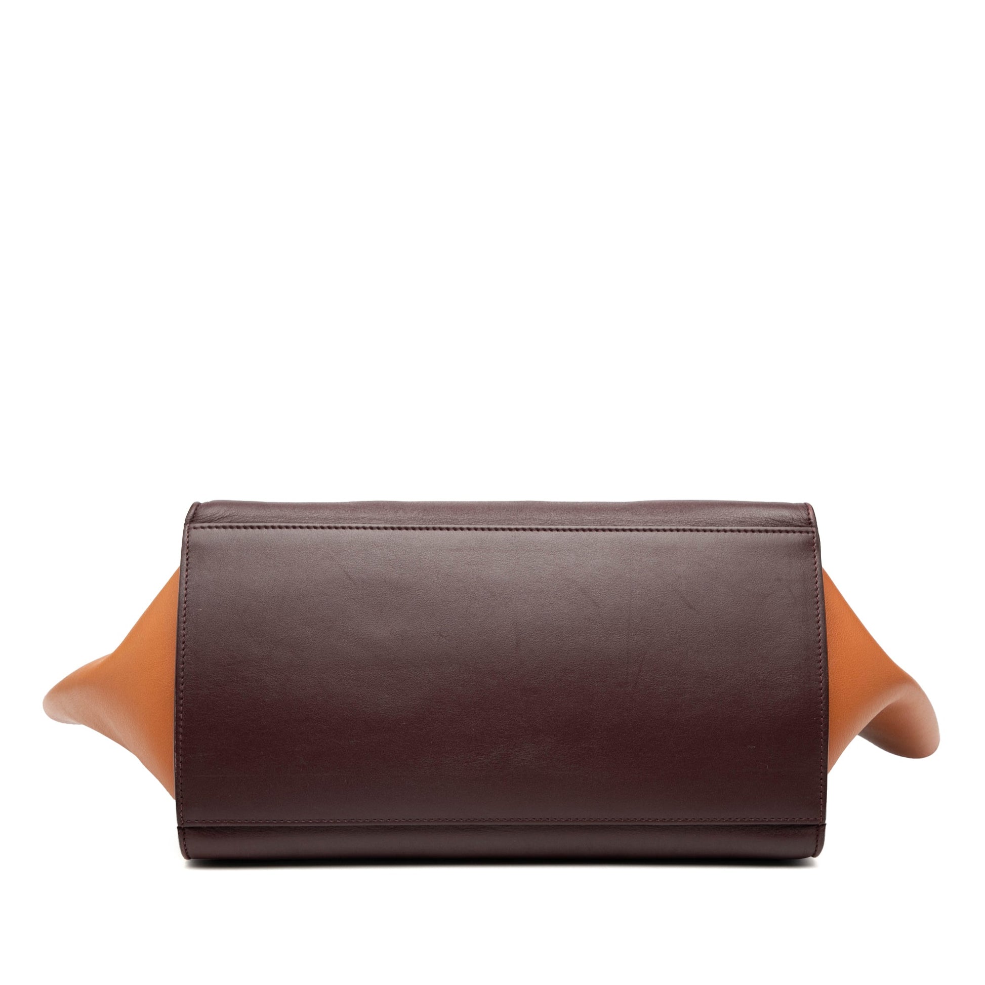 Celine Small Tricolor Leather Trapeze Satchel