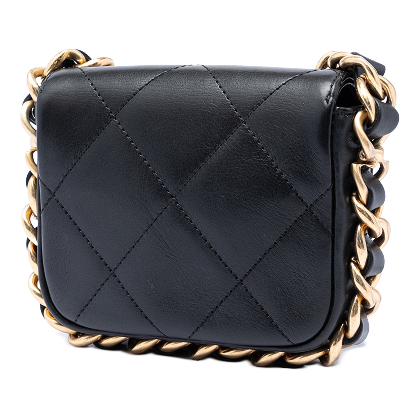 Chanel Mini Quilted Calfskin Framing Chain Flap