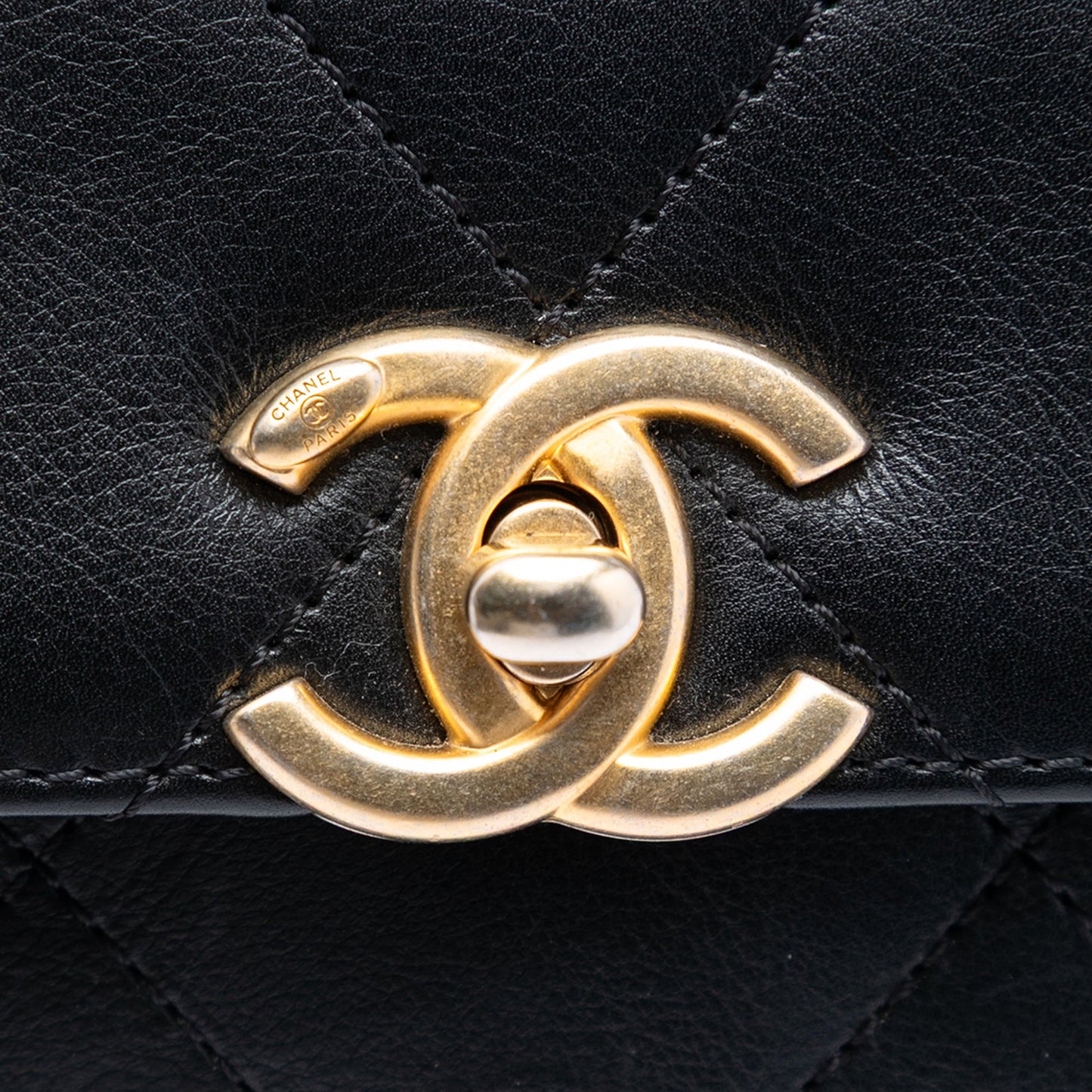 Chanel Mini Quilted Calfskin Framing Chain Flap