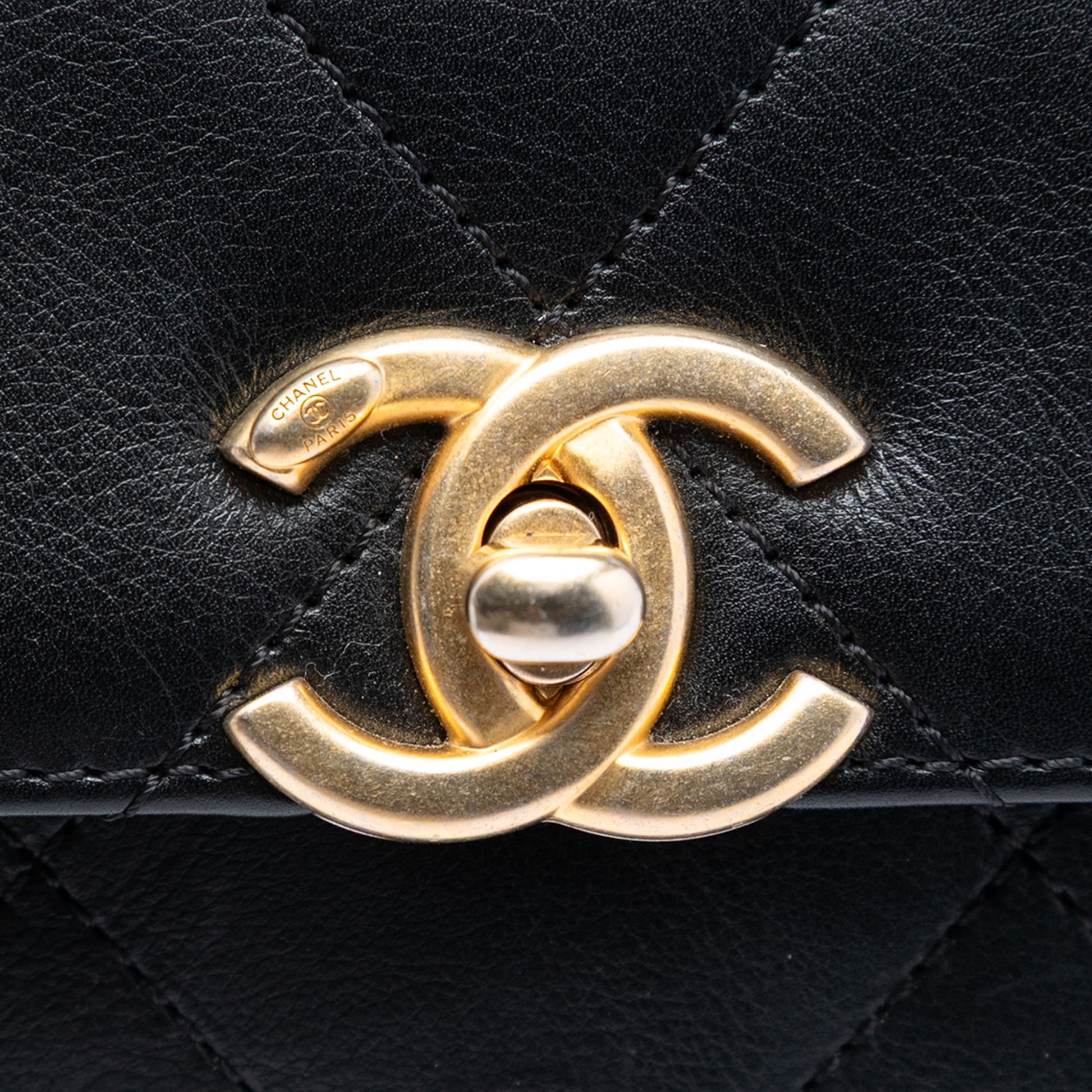 Chanel Mini Quilted Calfskin Framing Chain Flap