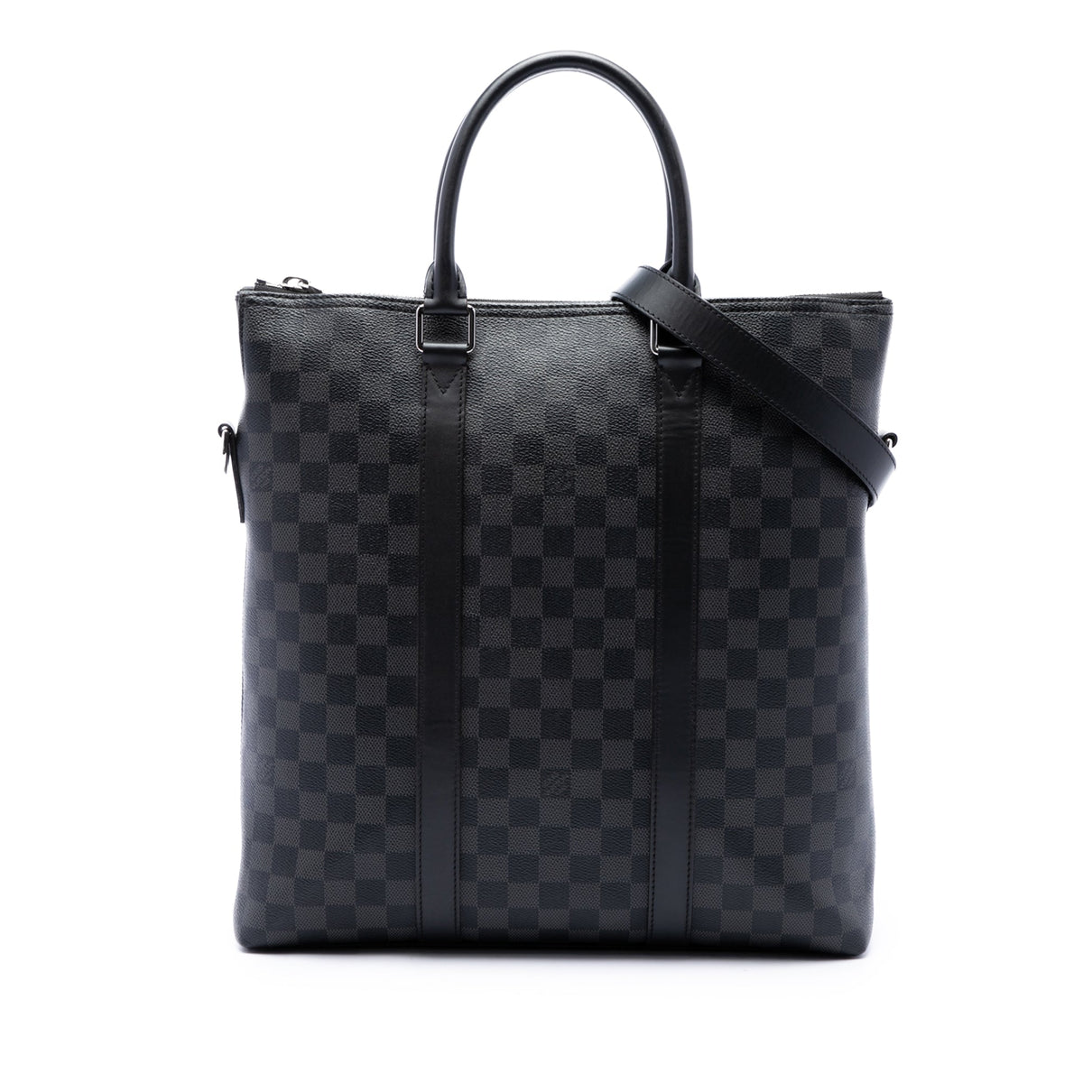 Louis Vuitton Damier Graphite Anton Tote — Black