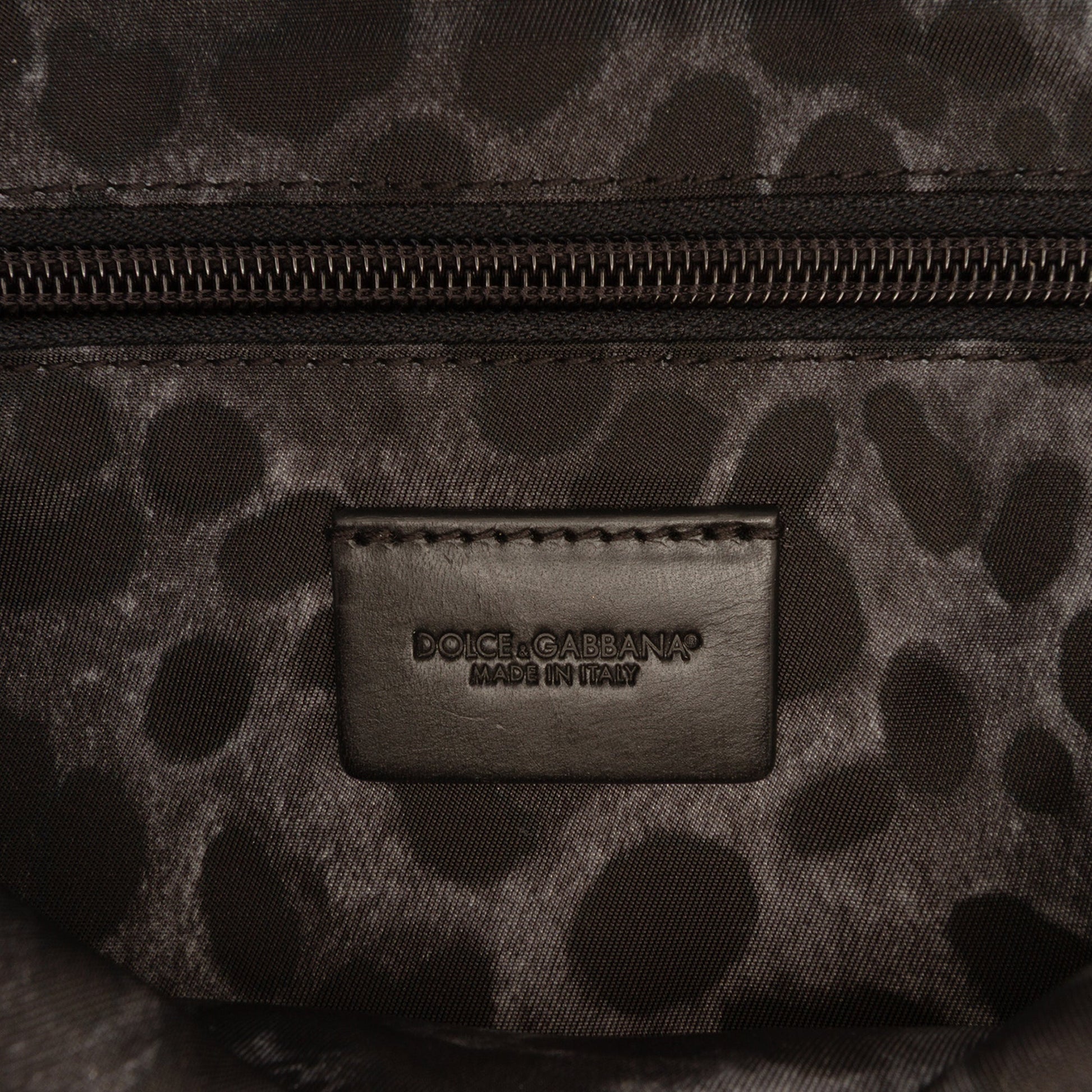 Dolce & Gabbana Nylon Logo Plaque Messenger Bag