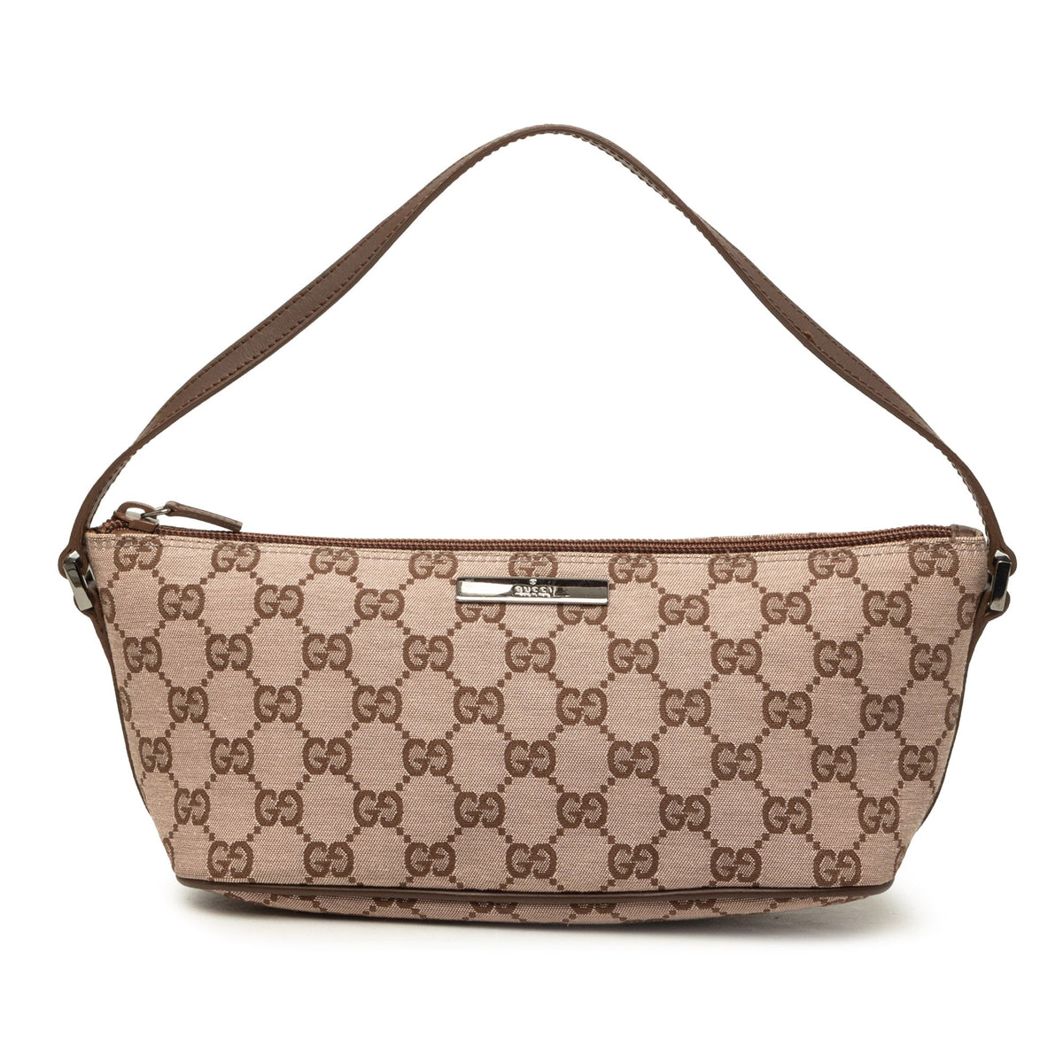 Gucci GG Canvas Boat — Beige
