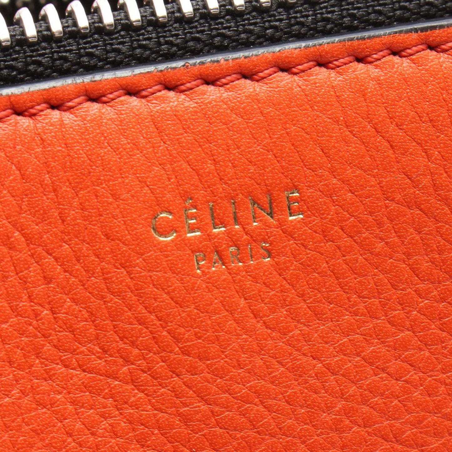 Celine Medium Leather Edge Handbag