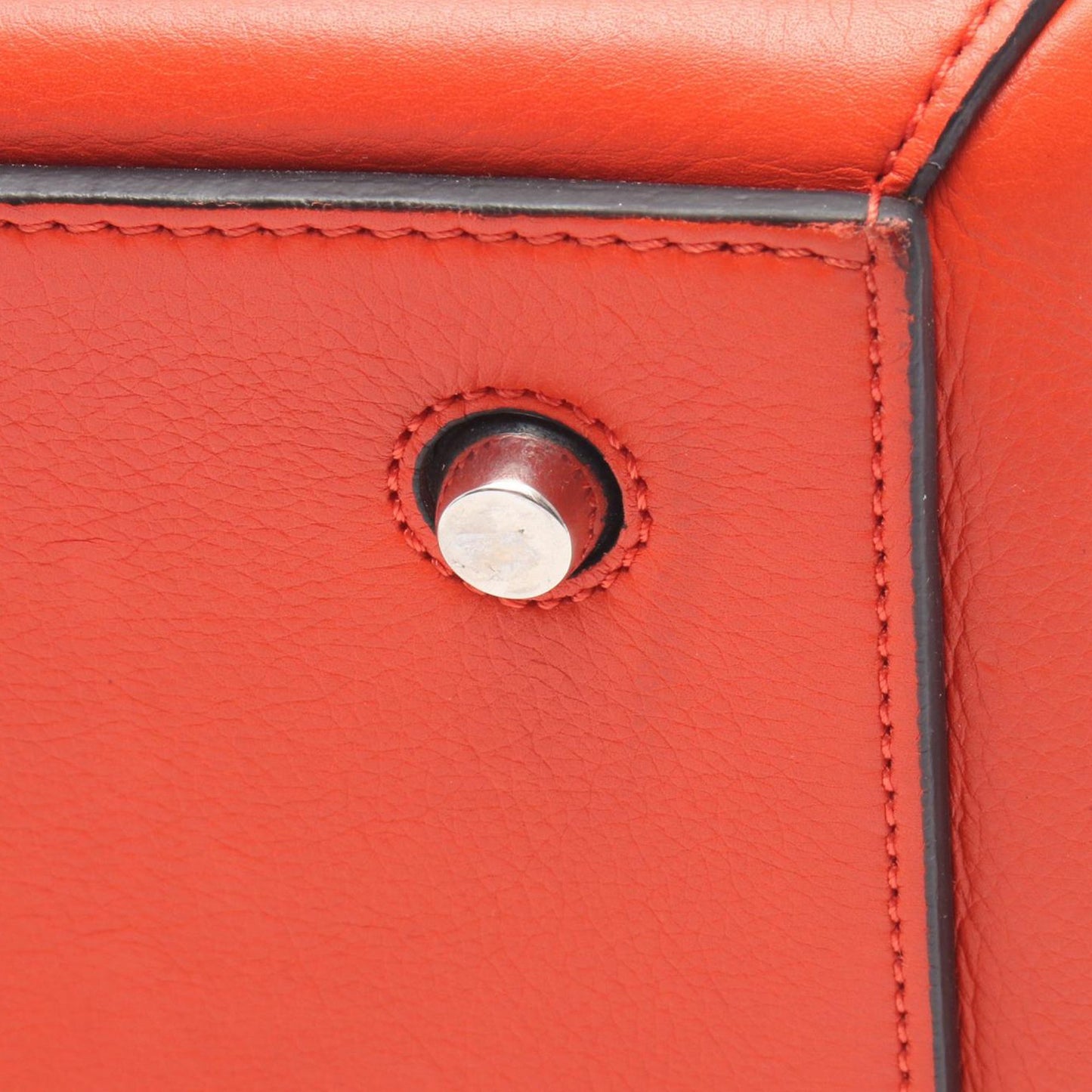 Celine Medium Leather Edge Handbag