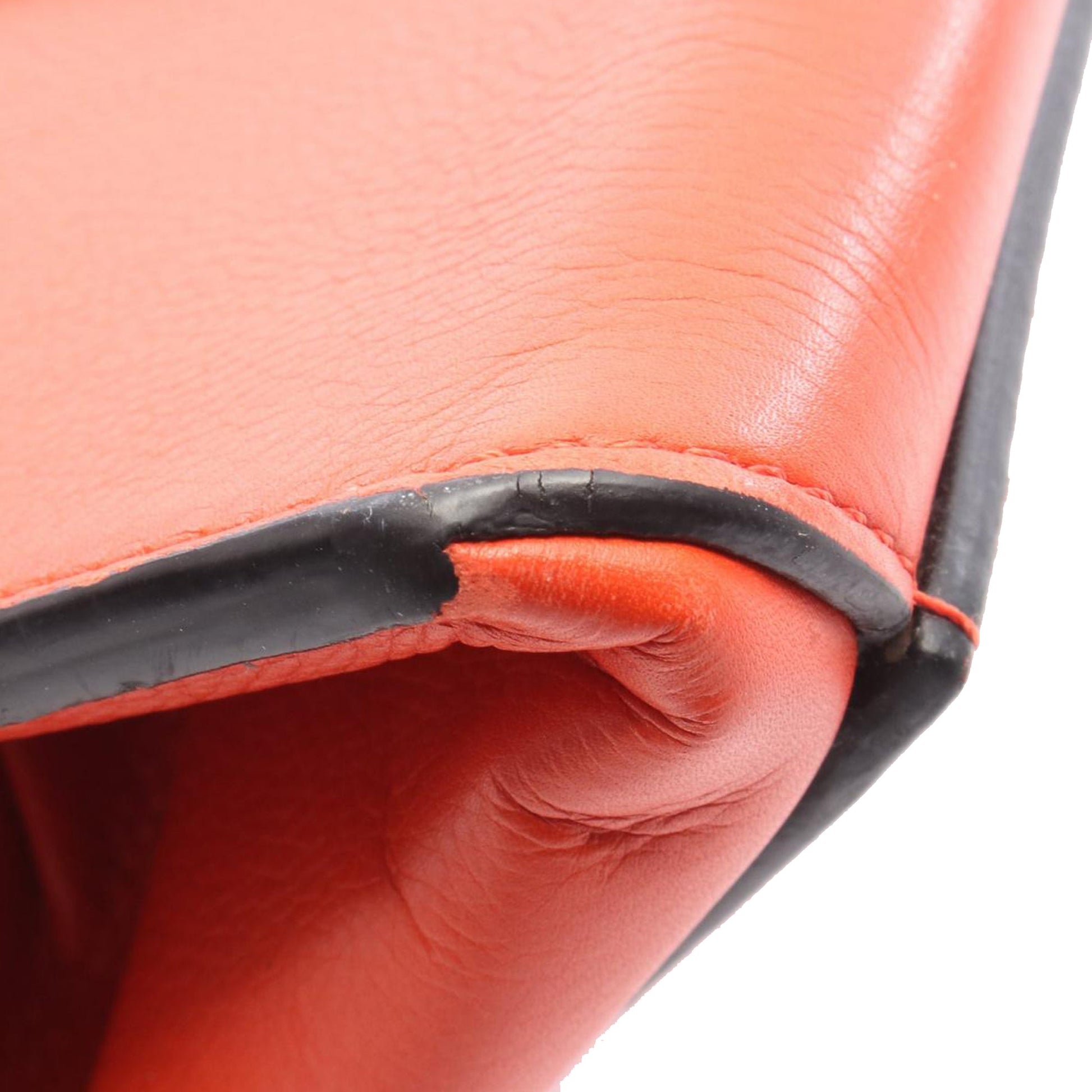 Celine Medium Leather Edge Handbag