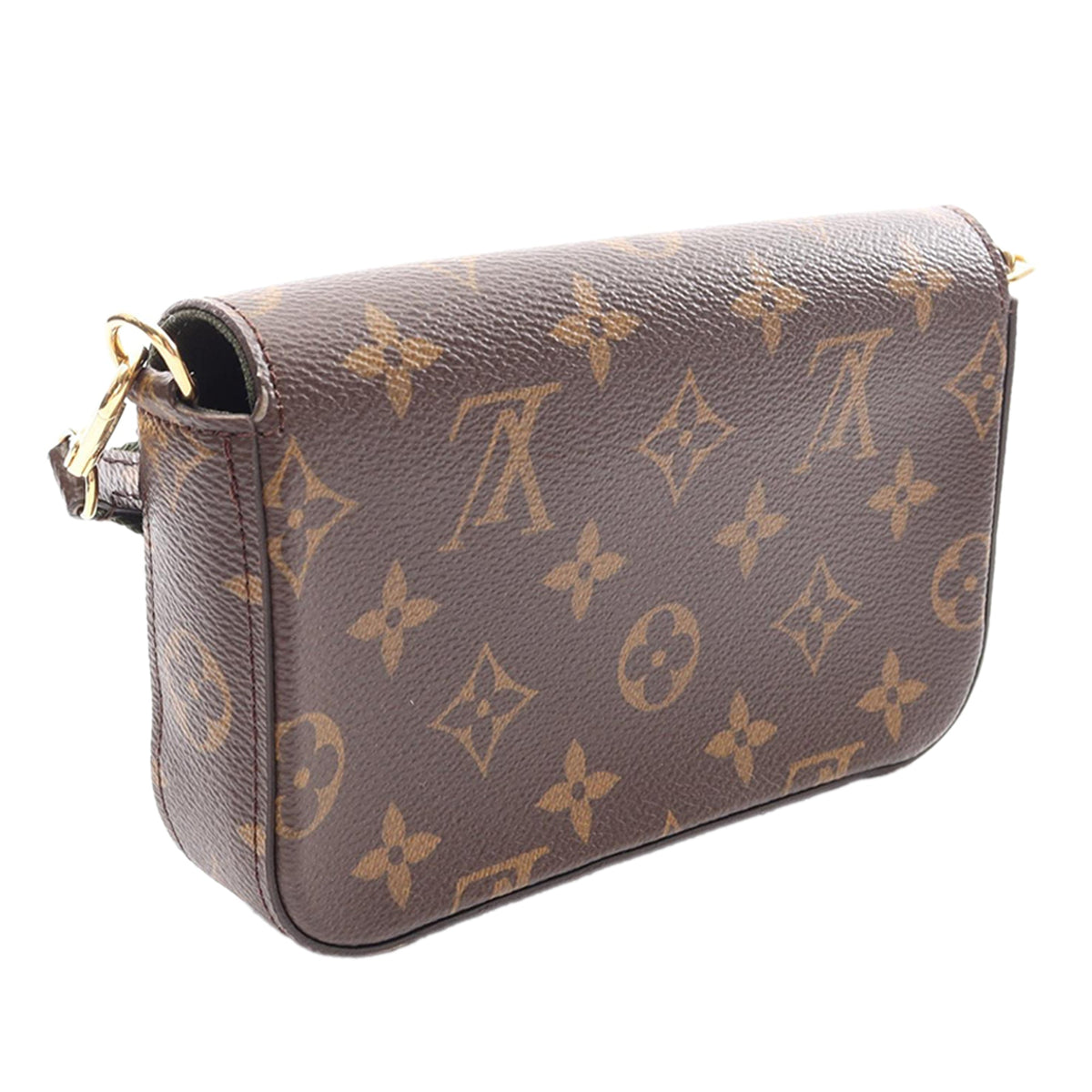 Louis Vuitton Monogram Felicie Strap And Go — Brown