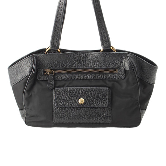 Prada Berlino Trimmed Tessuto Shoulder Bag