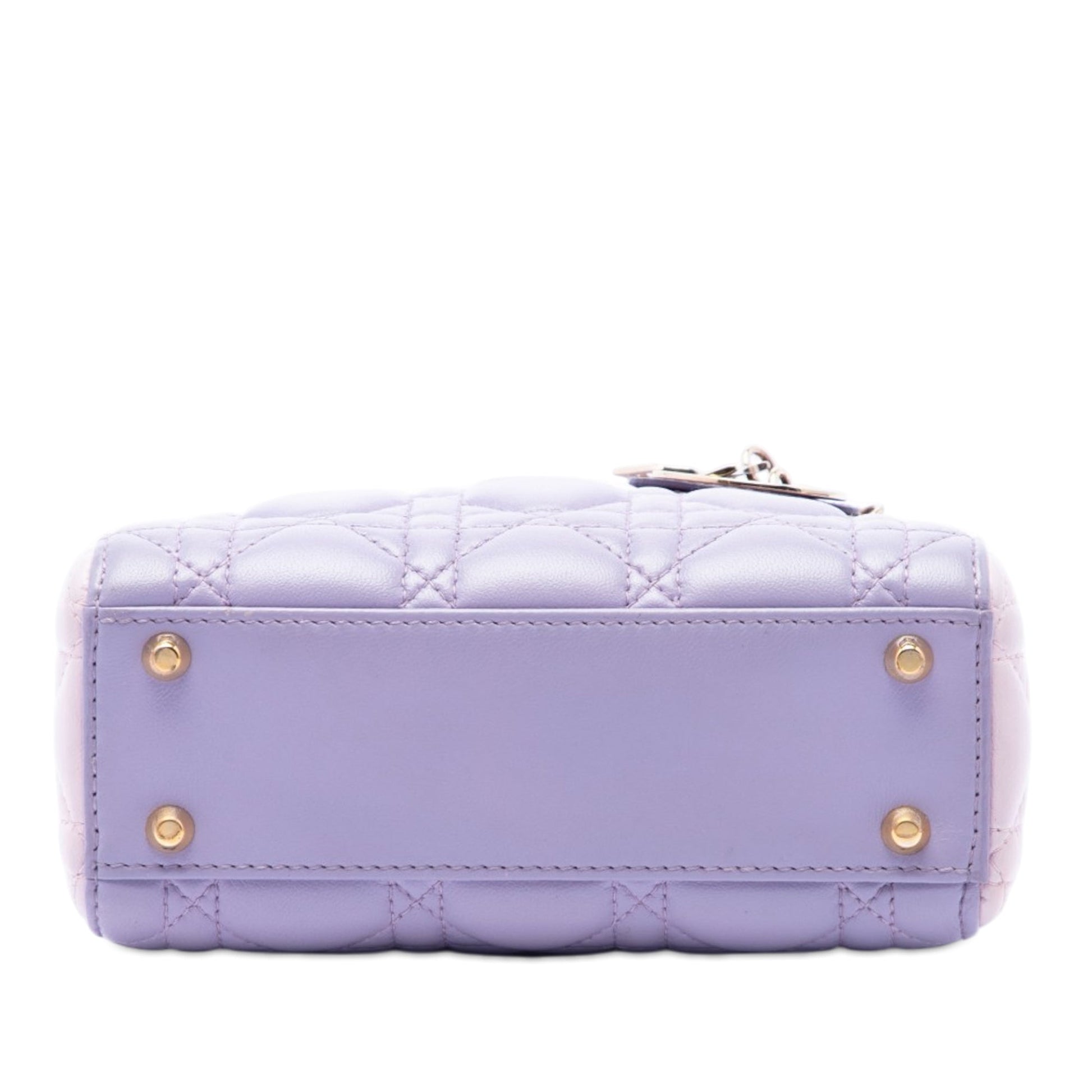 Dior Mini Tricolor Lambskin Cannage Lady Dior