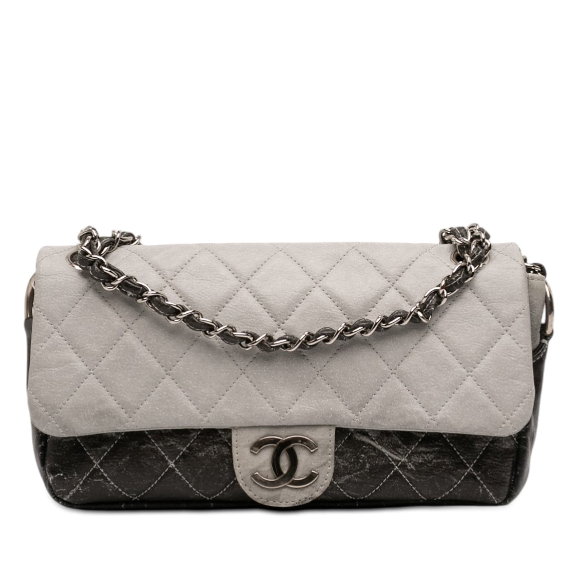 Chanel Small CC Quilted Vinyl Melrose Degrade Flap