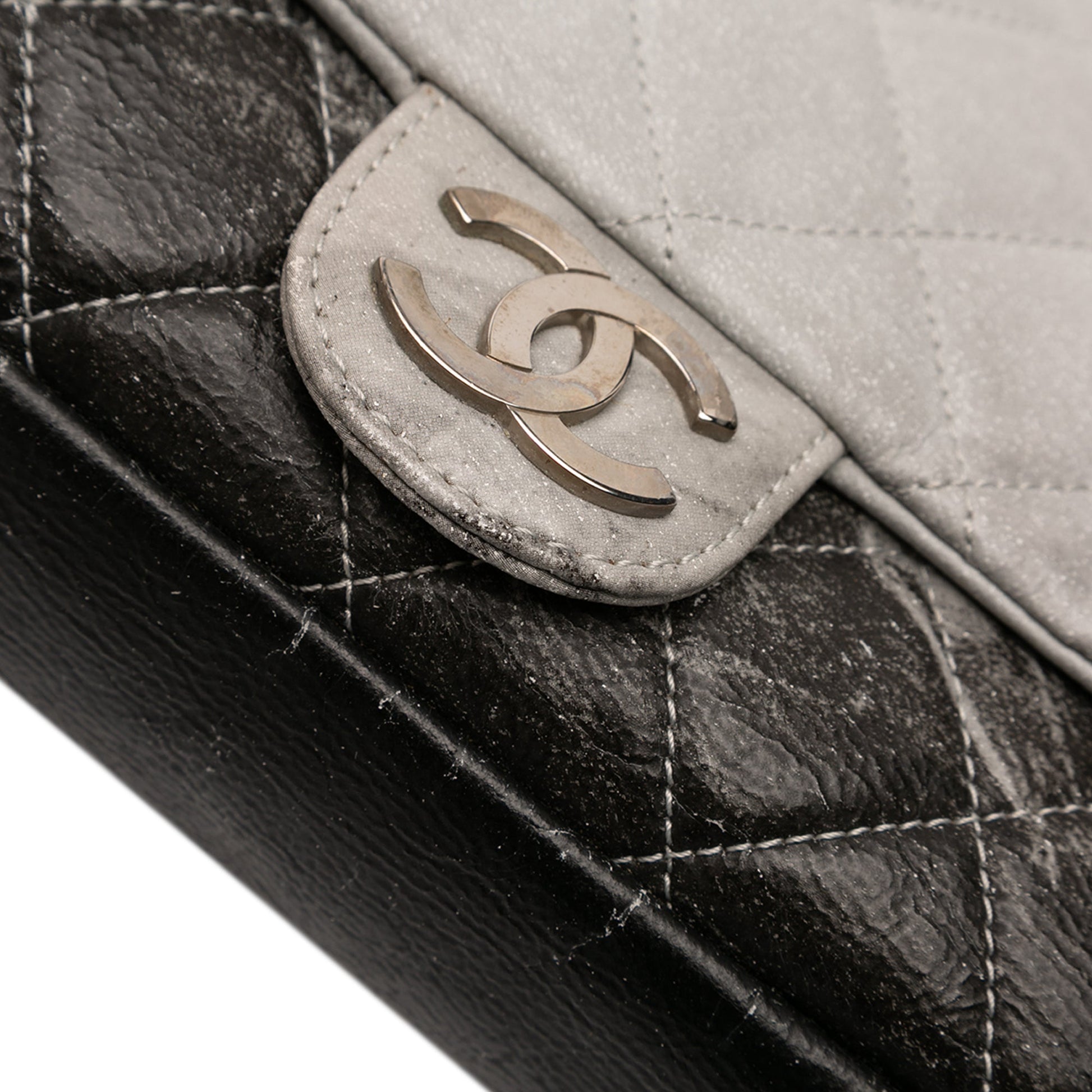 Chanel Small CC Quilted Vinyl Melrose Degrade Flap