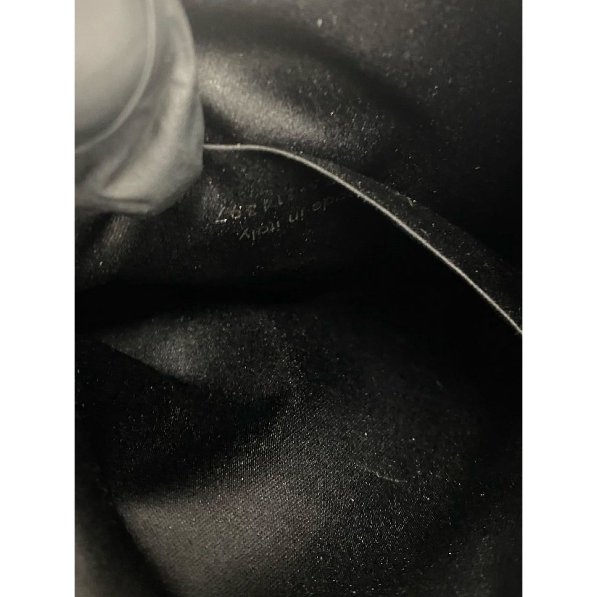 Saint Laurent Denim Monogram Kahala Crossbody — Black