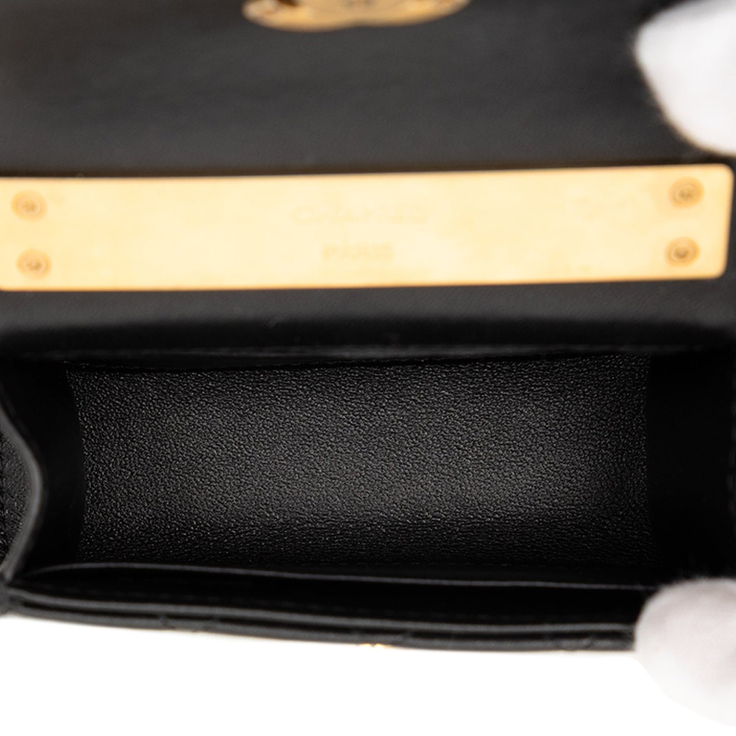 Chanel Mini CC Quilted Lambskin Enamel Top Handle Bag