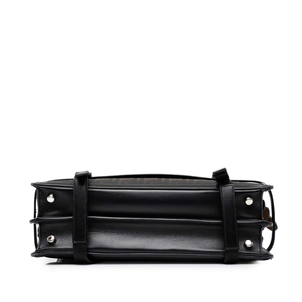 Fendi Medium Zucca Canvas Peekaboo ISeeU Convertible Backpack — Black