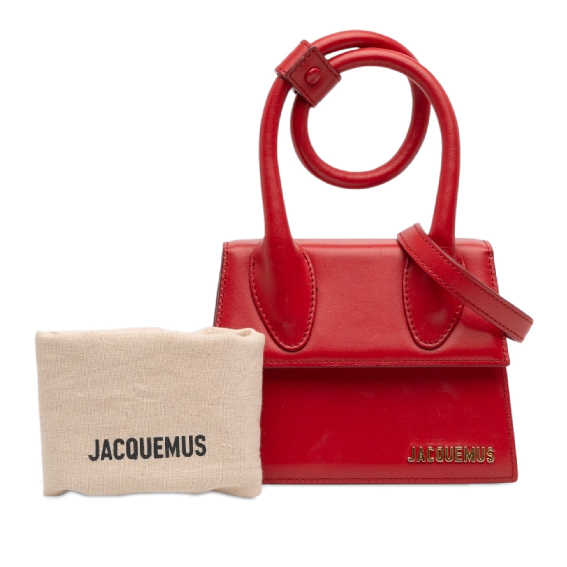 Jacquemus Leather Le Chiquito Noeud