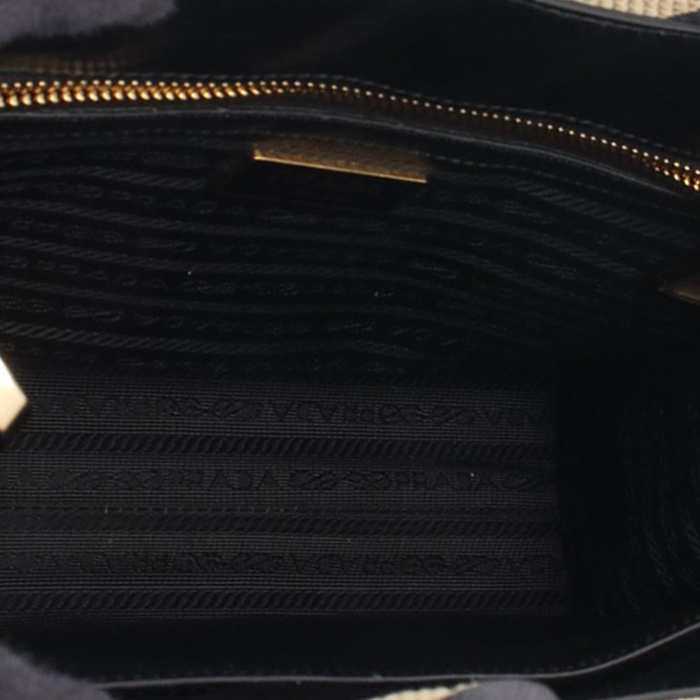 Prada Small Canvas Symbole Triangolo Satchel