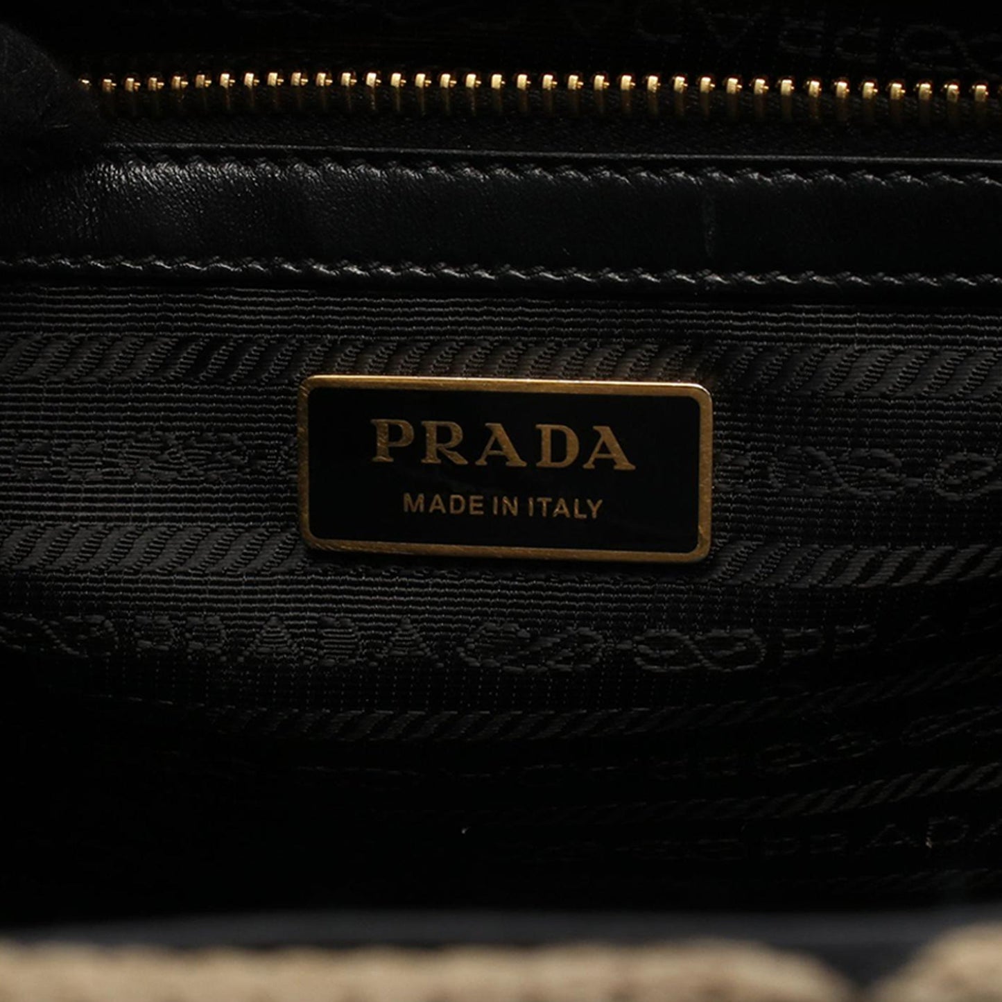 Prada Small Canvas Symbole Triangolo Satchel