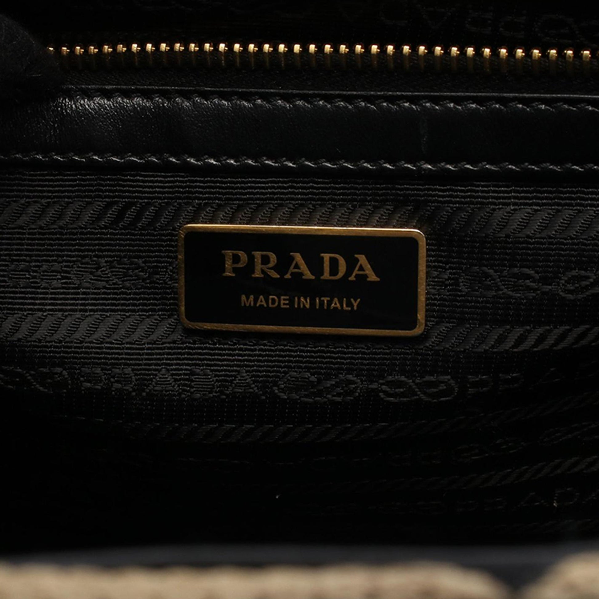 Prada Small Canvas Symbole Triangolo Satchel