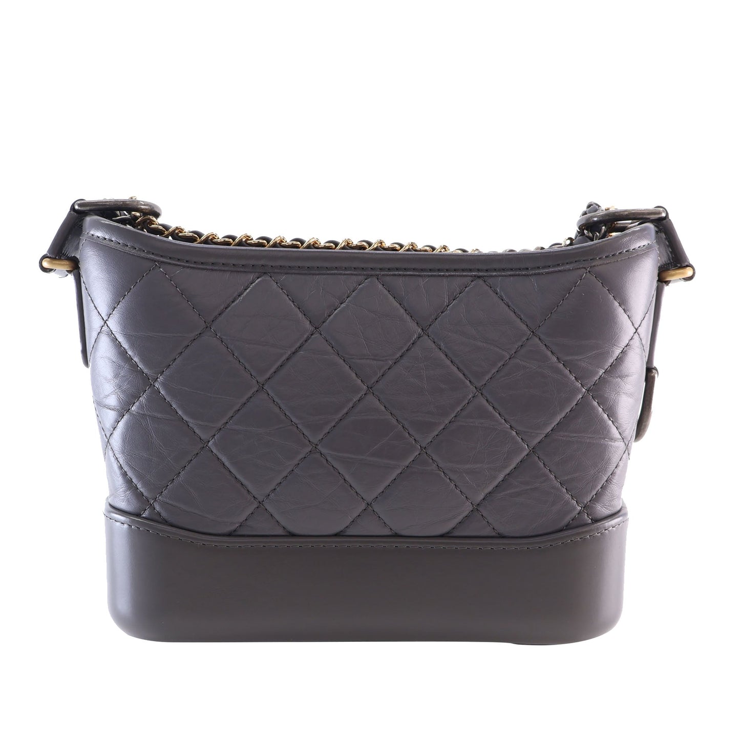 Chanel Small Quilted Aged Calfskin Gabrielle Hobo
