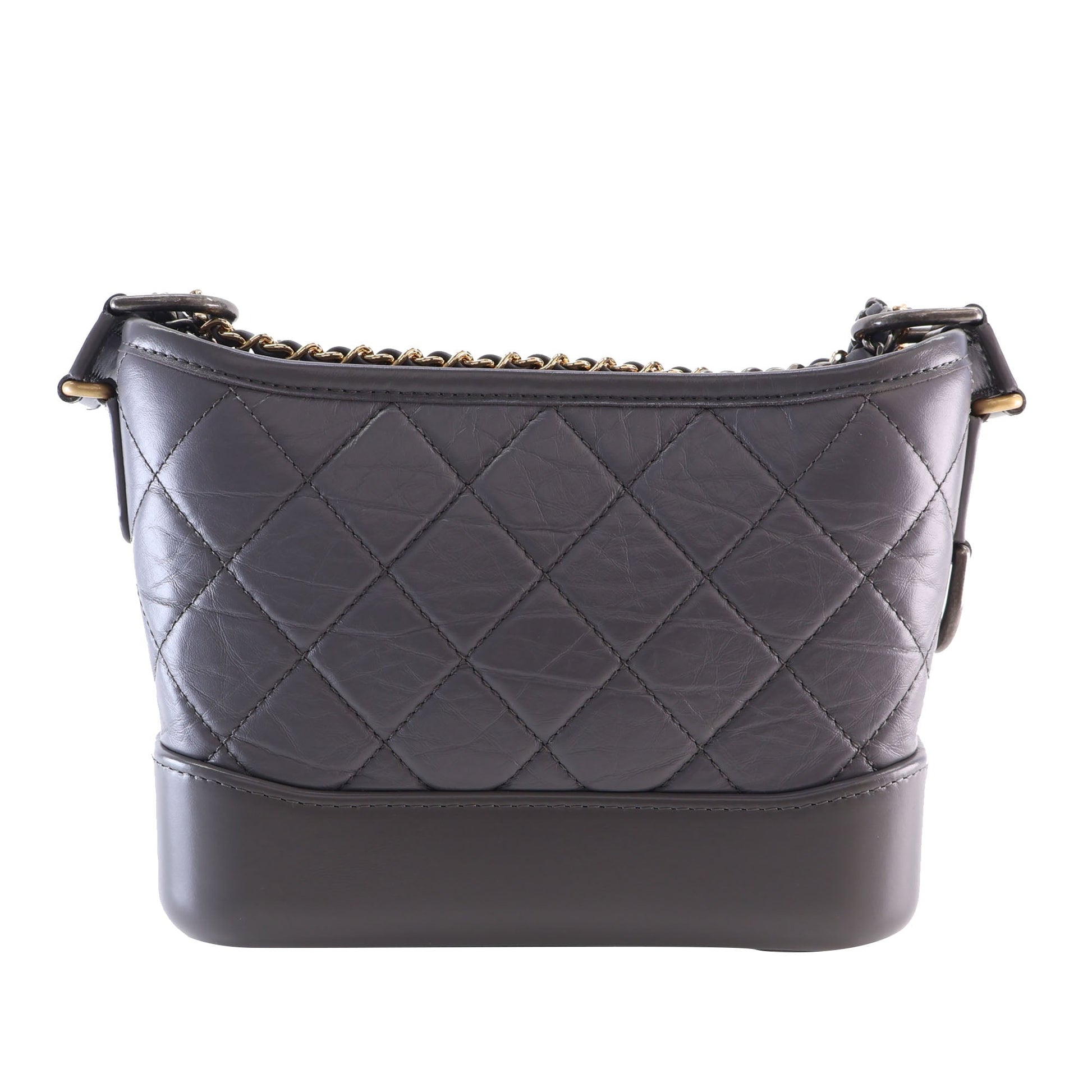 Chanel Small Quilted Aged Calfskin Gabrielle Hobo