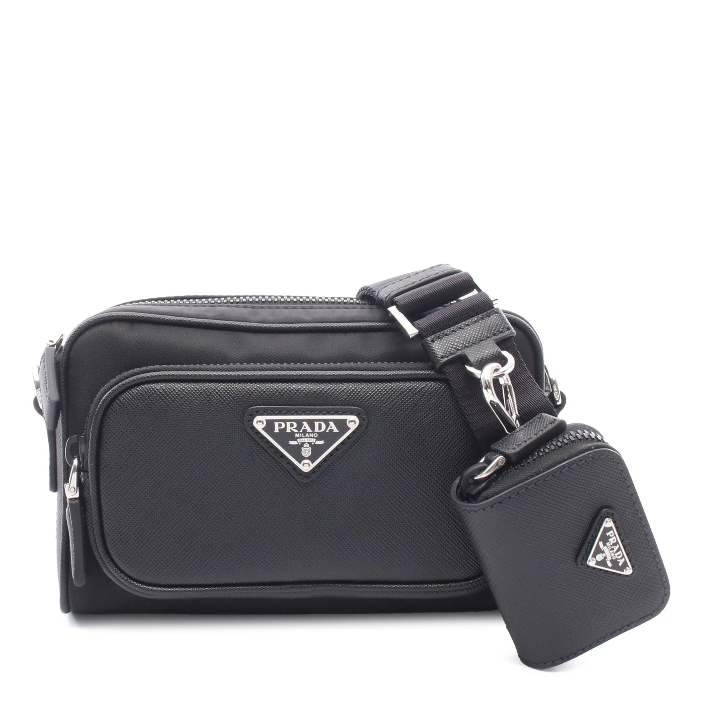 Prada Tessuto and Saffiano Camera Bag