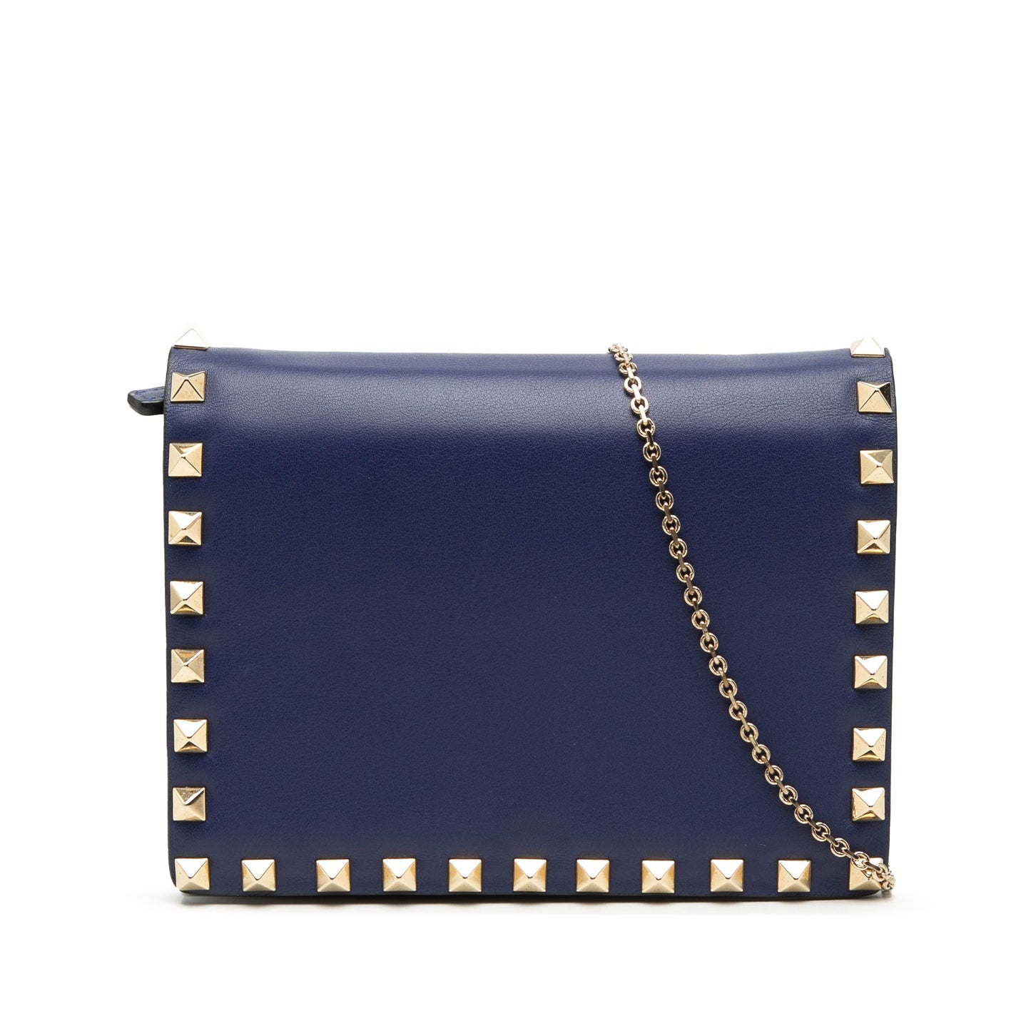 Valentino Leather Rockstud Chain Pouch